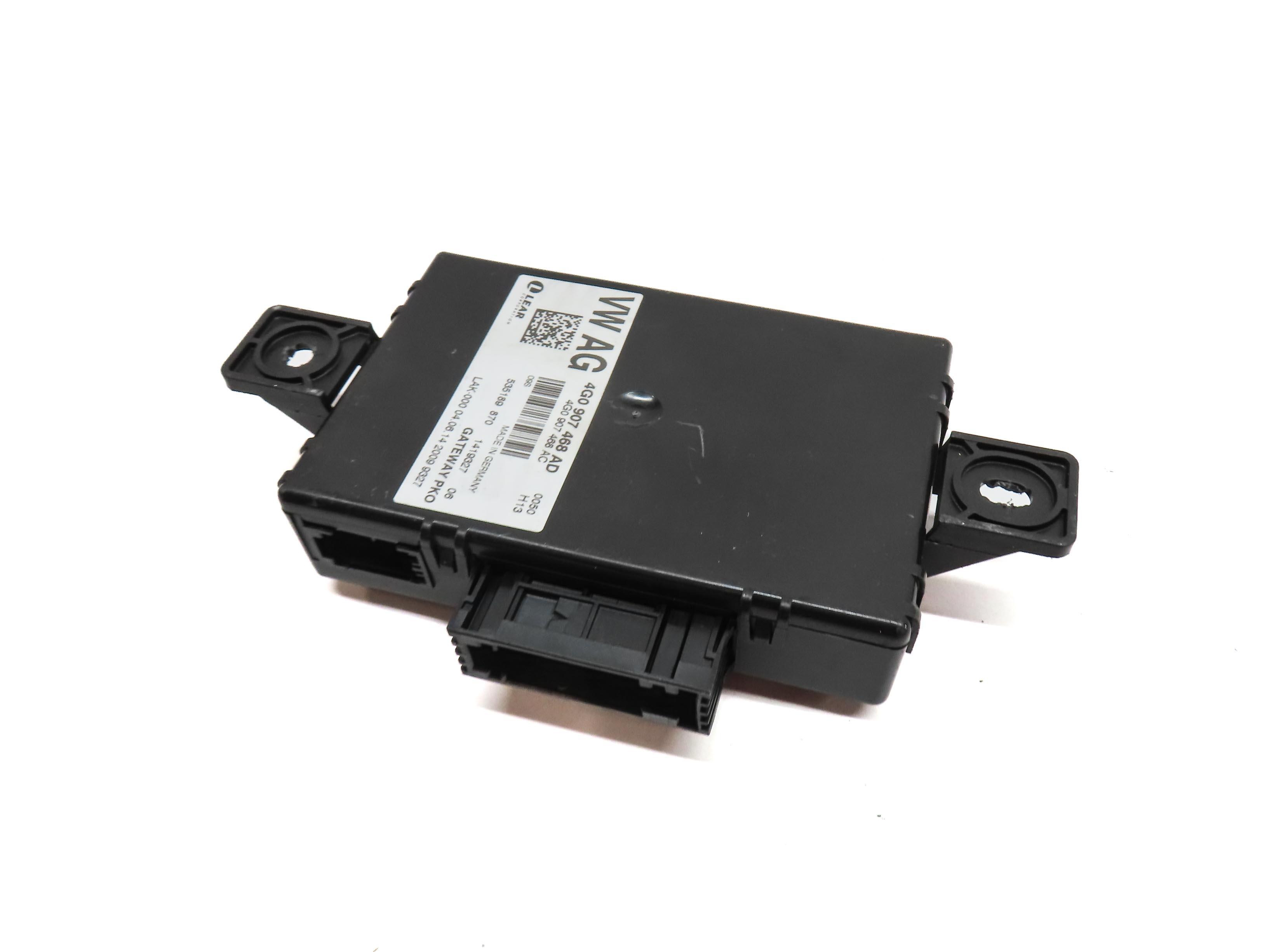 2015 AUDI A7 (C7 4G8) GATEWAY CONTROL MODULE 4G0907468 — exact item pictured