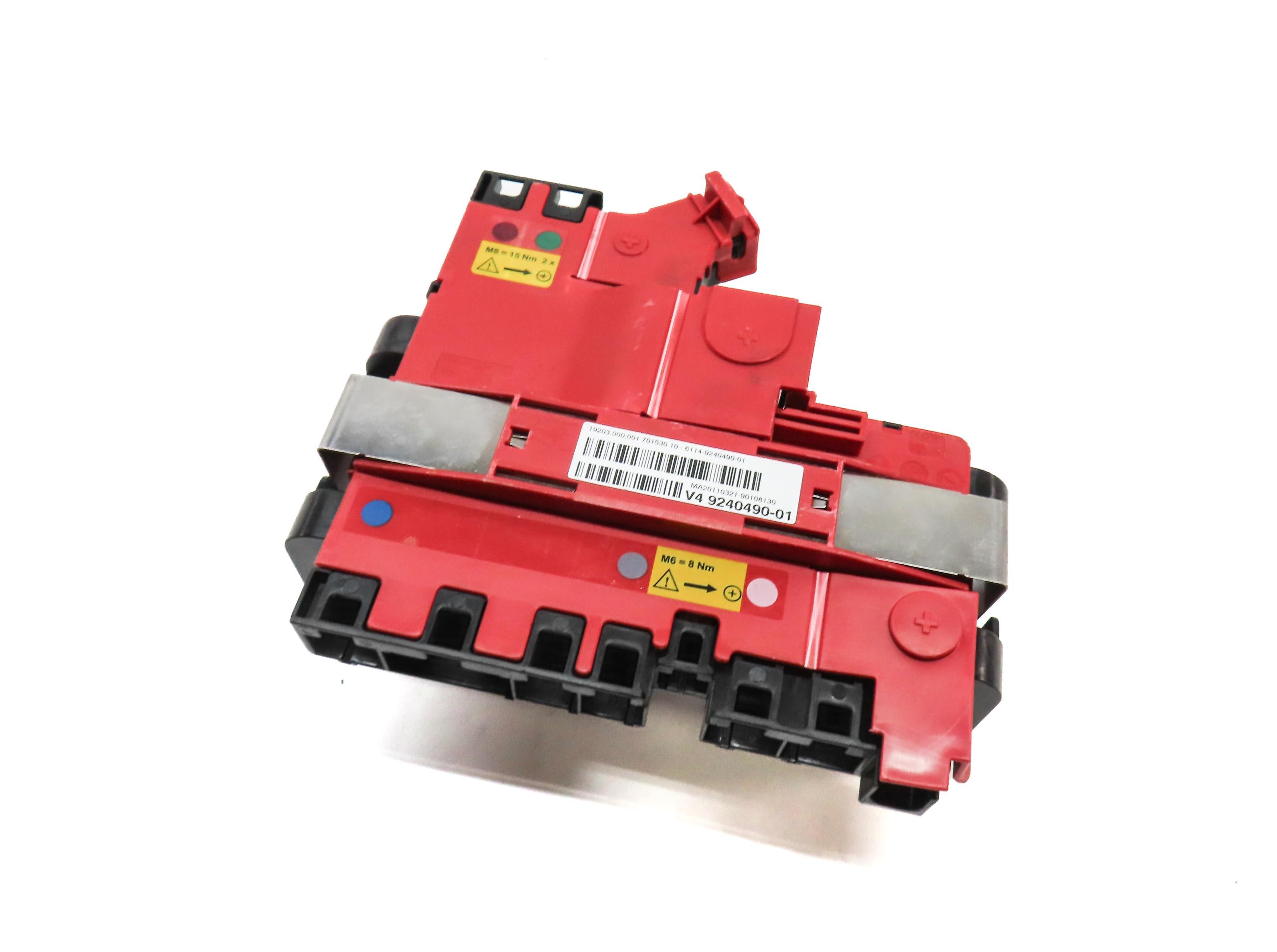 2012 BMW 750i (F01) POSITIVE BATTERY CABLE POWER DISTRIBUTION PLATE 61149240490 — exact item pictured