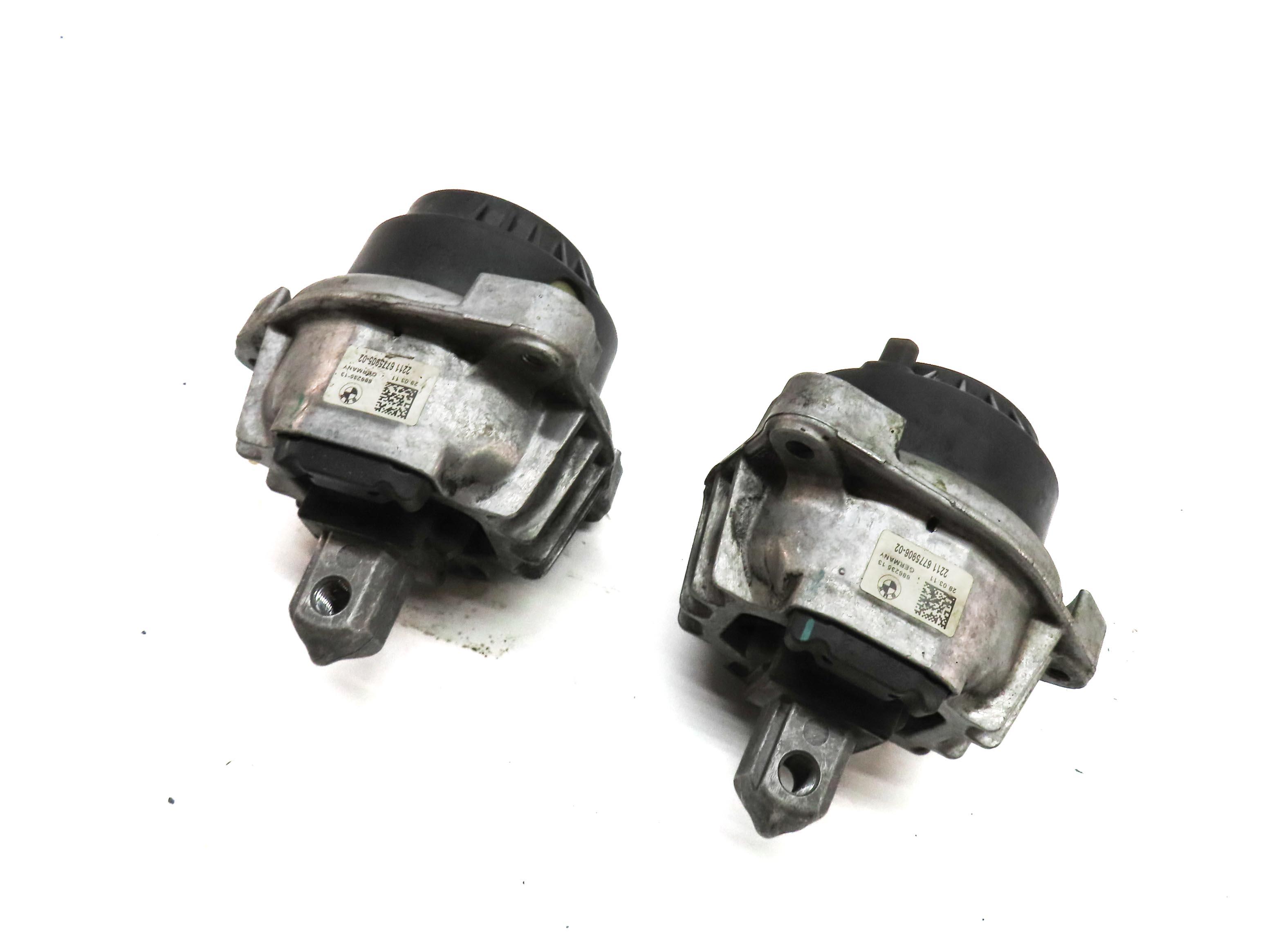 2012 BMW 750i (F01) 4.4L TURBO N63 LEFT & RIGHT ENGINE MOTOR MOUNT SET 2 — exact item pictured