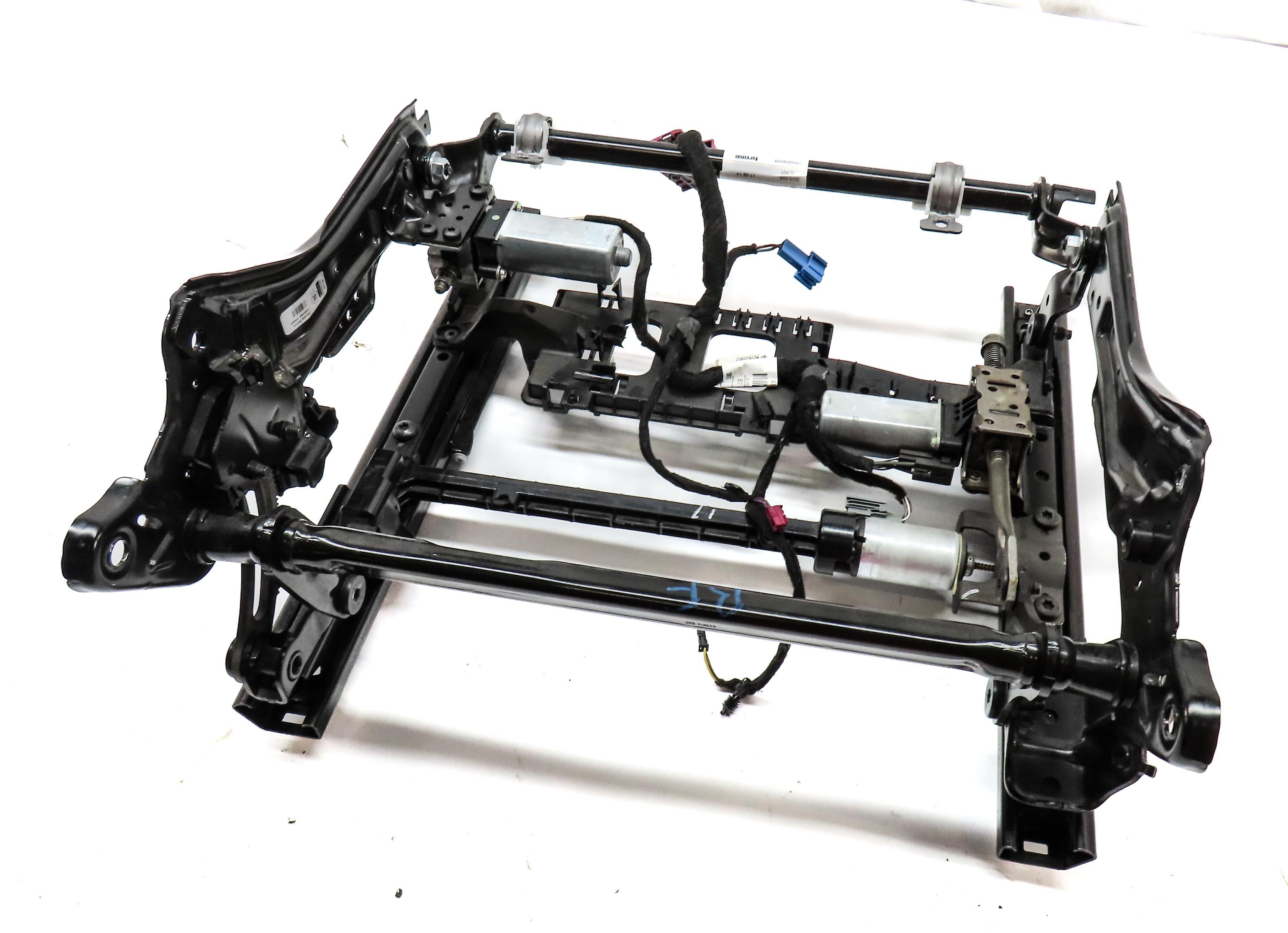 12-15 MERCEDES GL ML (W166 X166) FRONT RIGHT PASSENGER SEAT TRACK w/ MOTORS — exact item pictured