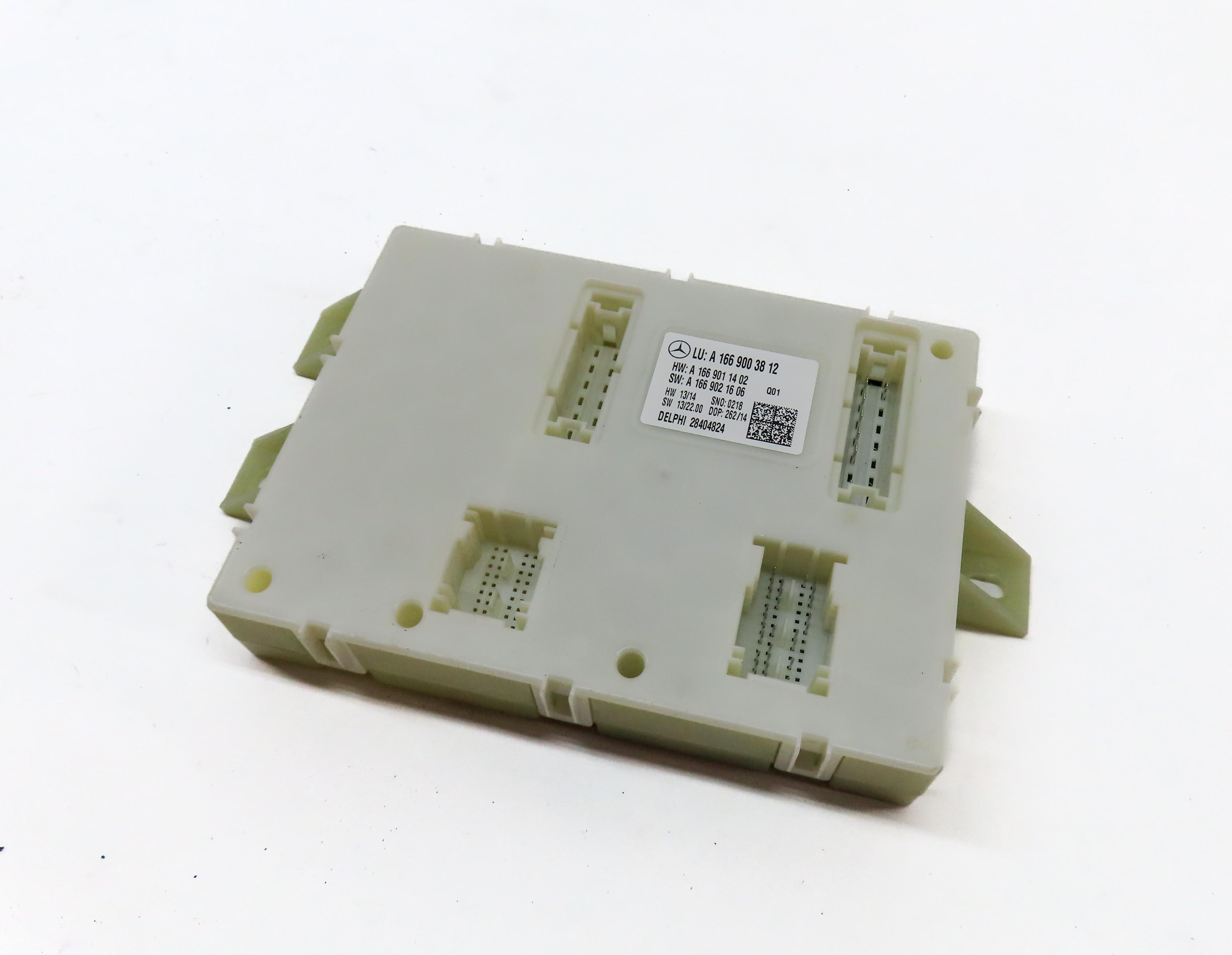 2015 MERCEDES ML63 AMG (W166) REAR SIGNAL ACQUISITION MODULE SAM 1669003812 — exact item pictured