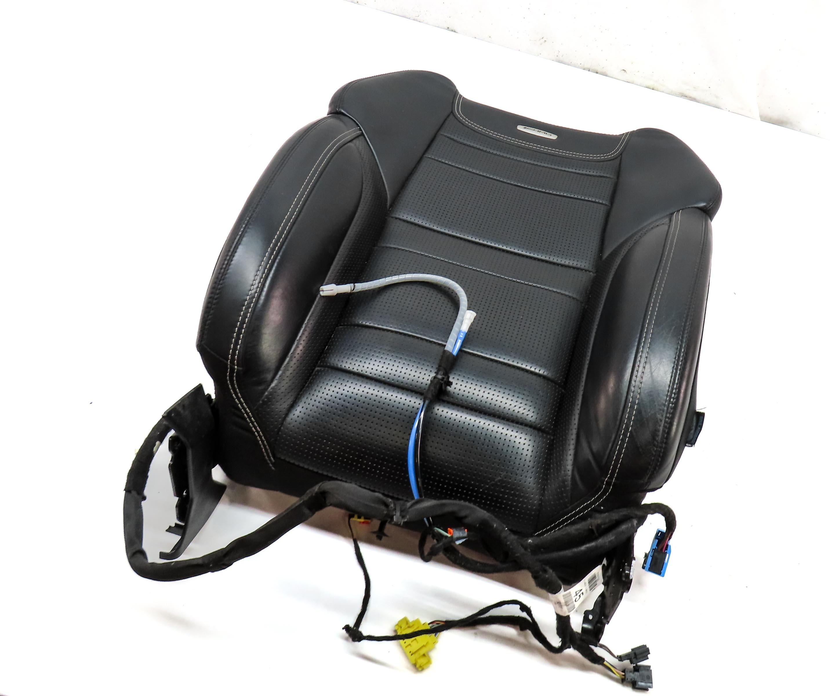 2015 ML63 AMG (W166) FRONT LEFT UPPER SPORT SEAT CUSHION HEAT COOL MASSAGE BLACK — exact item pictured