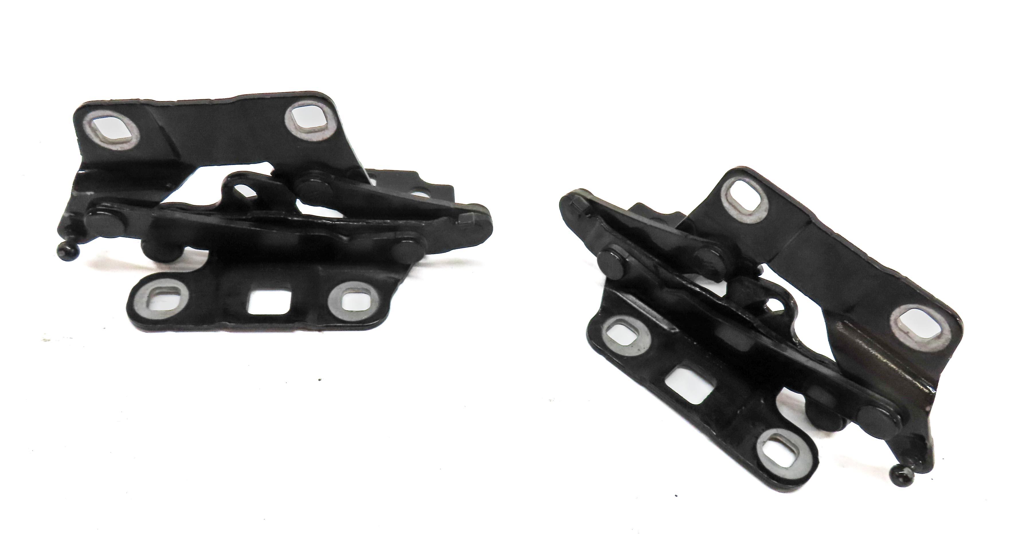 2012-2019 MERCEDES GL ML CLASS (W166 X166) FRONT HOOD HINGE SET (BLACK 040U) — exact item pictured
