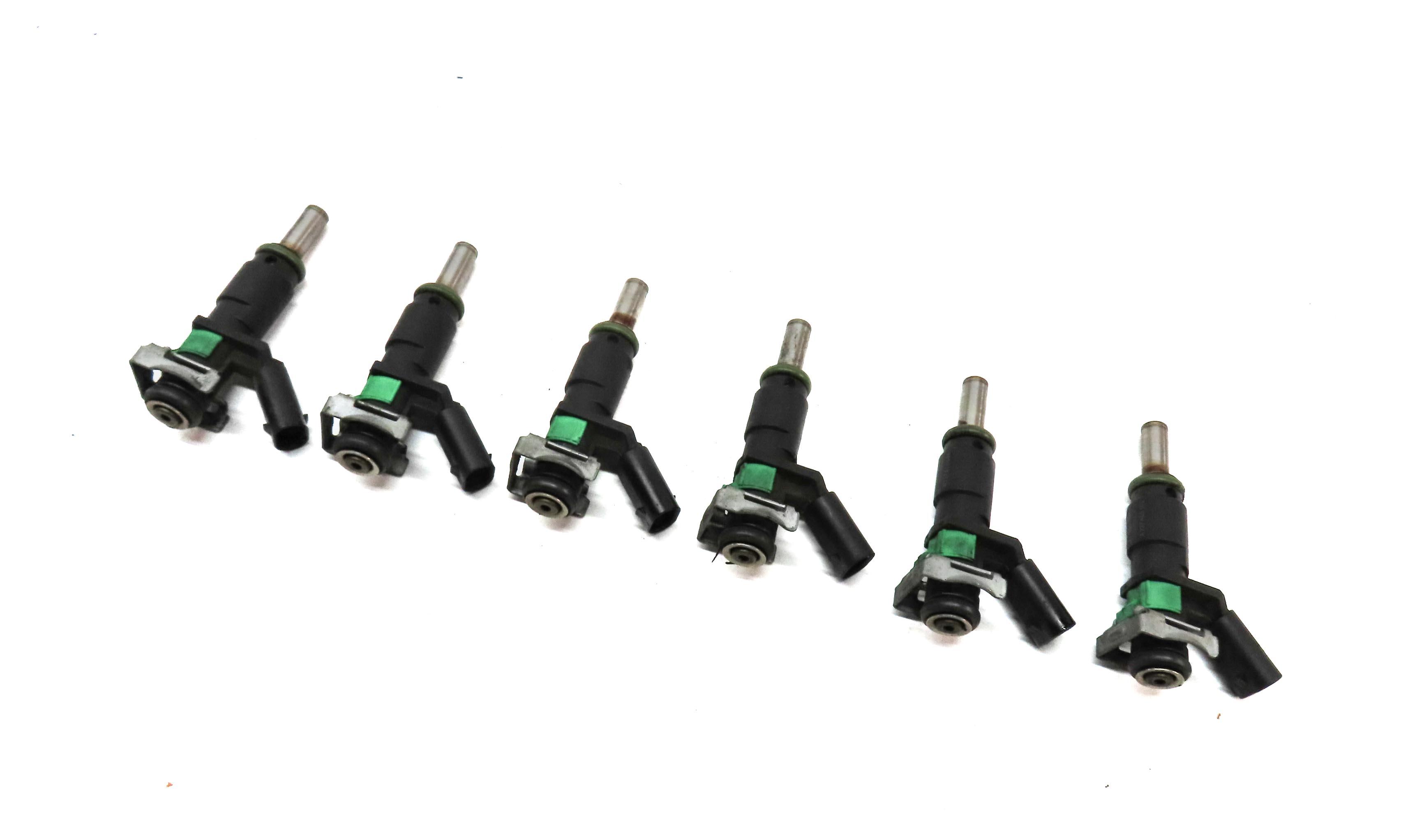 10-13 MERCEDES C300 C350 E350 GLK S400 (W204 W211 W221 X204) FUEL INJECTOR SET 6 — exact item pictured