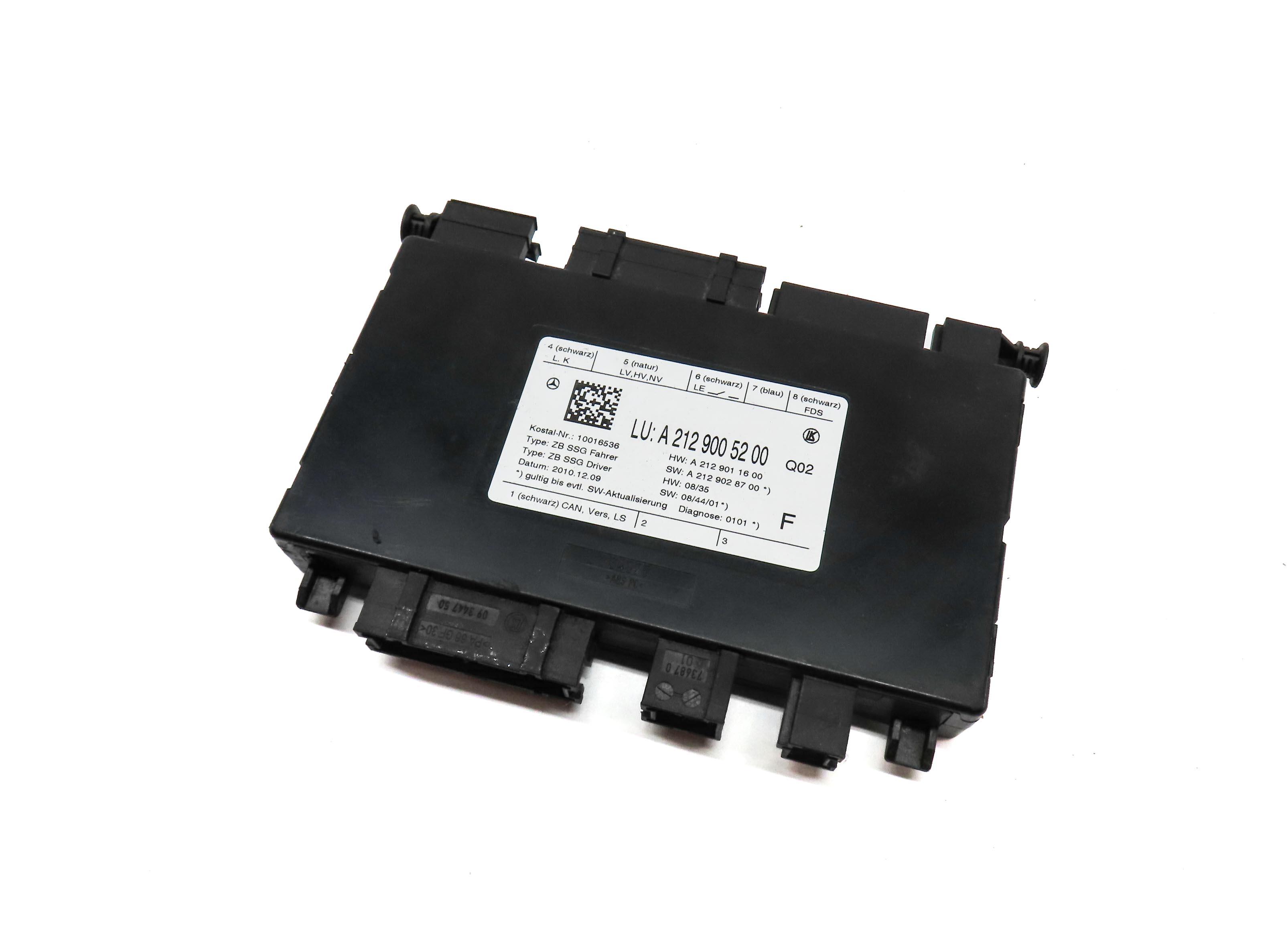 2011 MERCEDES C CLASS (W204) FRONT LEFT DRIVER SEAT CONTROL MODULE 2129005200 — exact item pictured