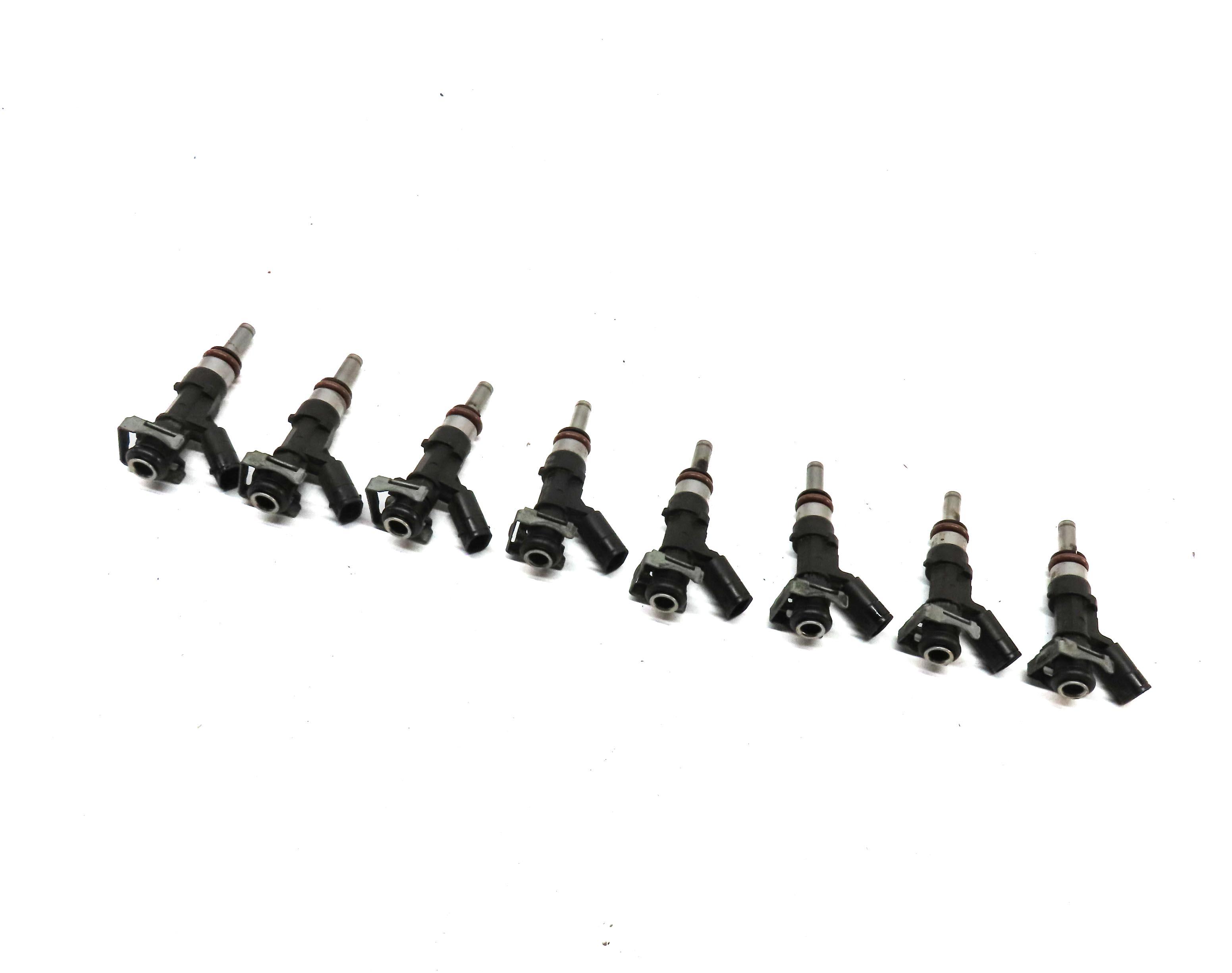 07-15 MERCEDES C63 CL63 E63 ML63 S63 SL63 CLK63 CLS63 R63 AMG FUEL INJECTOR SET8 — exact item pictured