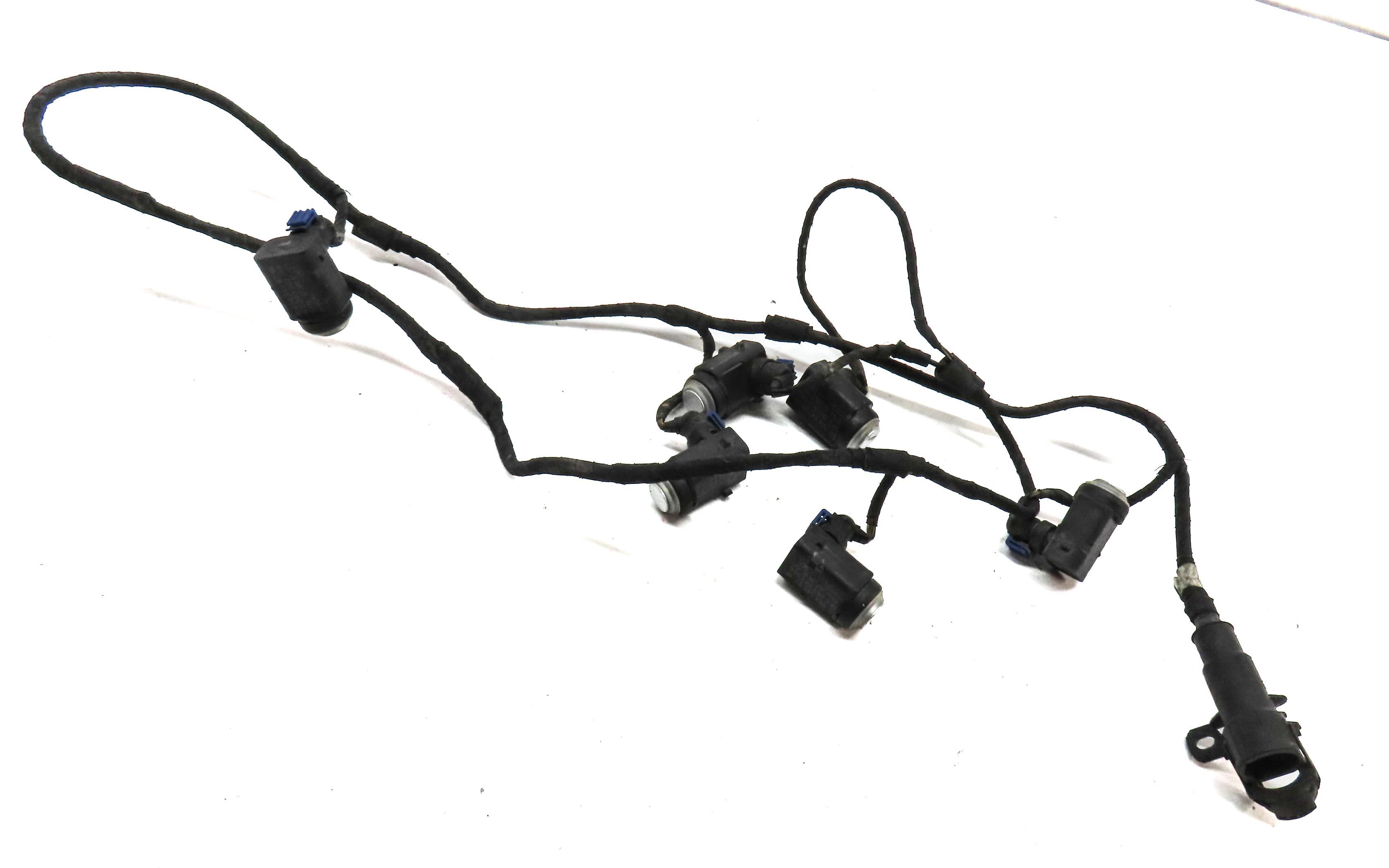 2008 MERCEDES CLS63 AMG ///AMG W219 FRONT PDC SENSOR SET6 SILVER & WIRE HARNESS — exact item pictured