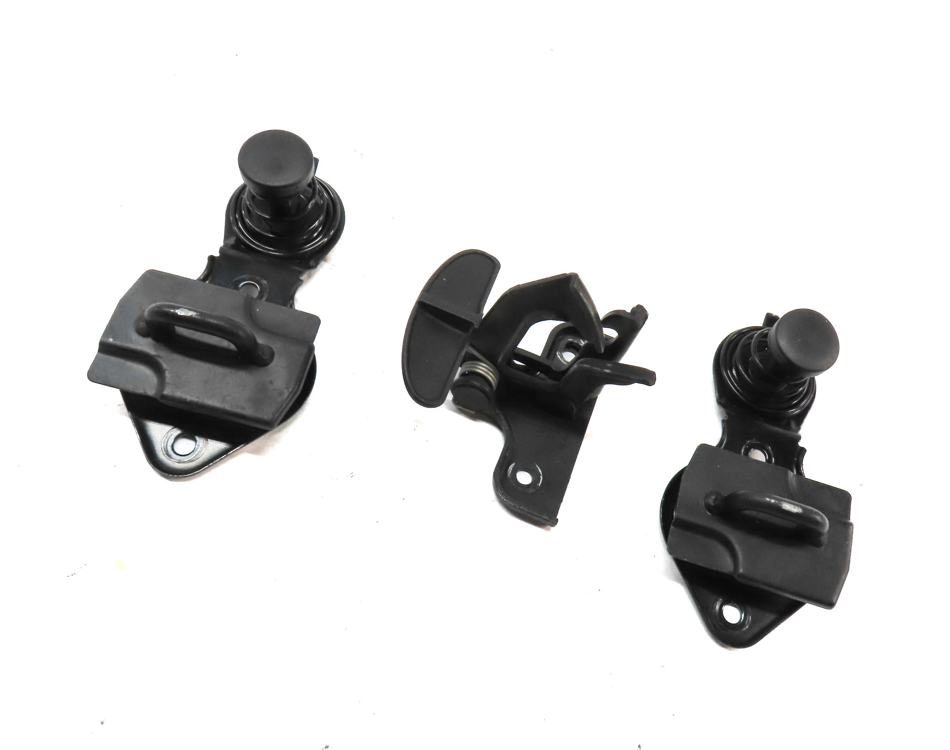 2008 CLS63 AMG ///AMG (W219) LEFT & RIGHT HOOD SAFETY CATCH HOOK & DAMPENER SET3 — exact item pictured