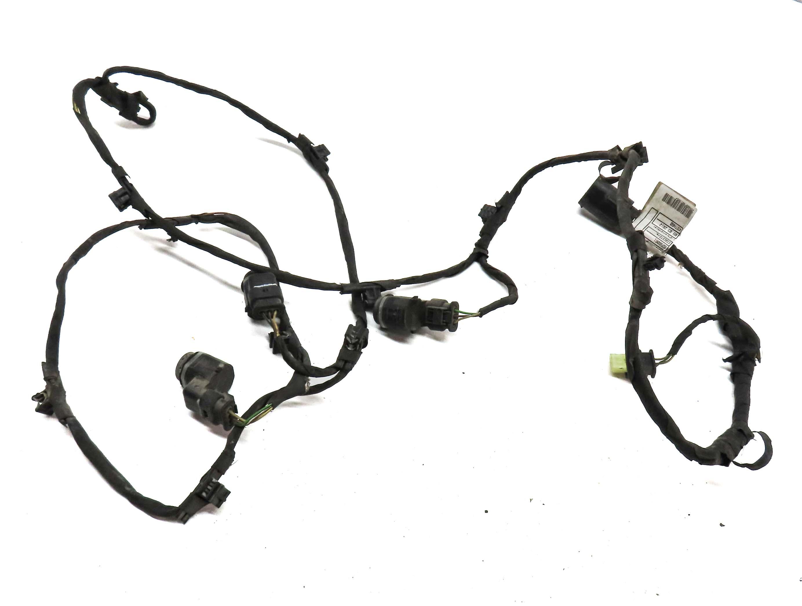 2012 BMW 528i (F10) FRONT PARK ASSIST PDC SENSOR SET4 (BLUE) w/ WIRING HARNESS — exact item pictured