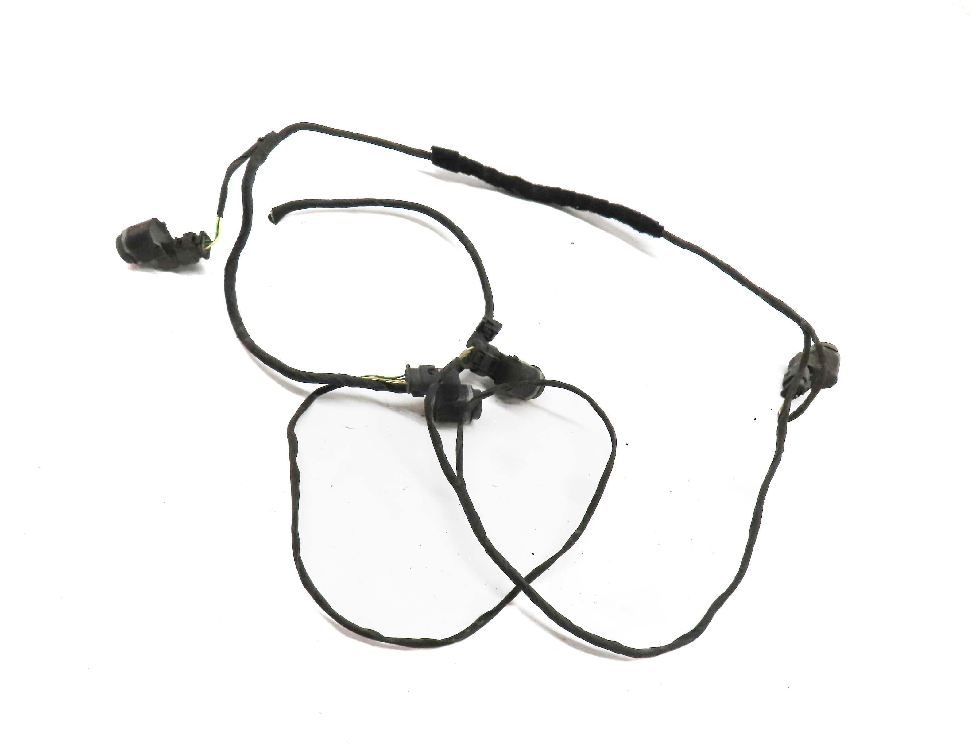 2012 BMW 528i (F10) REAR PARK ASSIST PDC SENSOR SET4 (BLUE) w/ WIRE HARNESS — exact item pictured