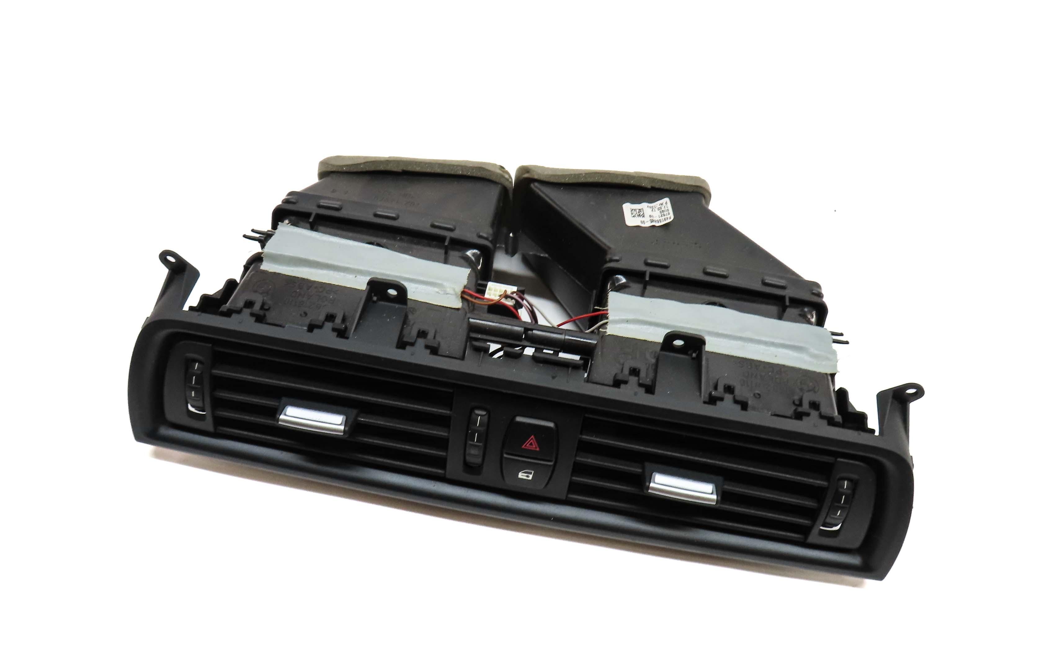 2012 BMW 528i (F10) FRONT CENTER DASH HVAC A/C HEATER AIR VENT (BLACK) F49166885 — exact item pictured