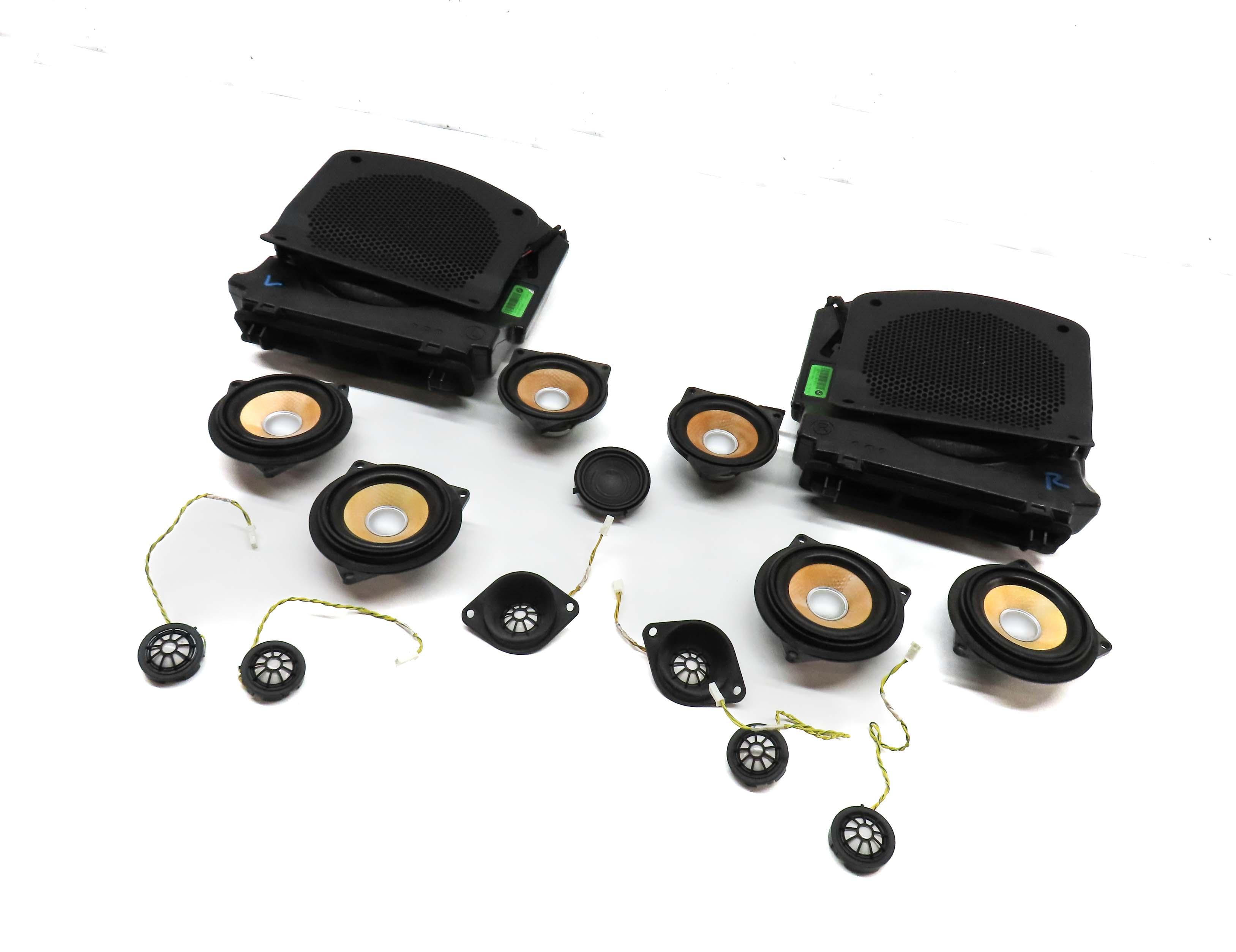 2013 BMW M5 ///M (F10) BANG & OLUFSEN AUDIO SUB SUBWOOFER TWEETER SPEAKER SET-15 — exact item pictured