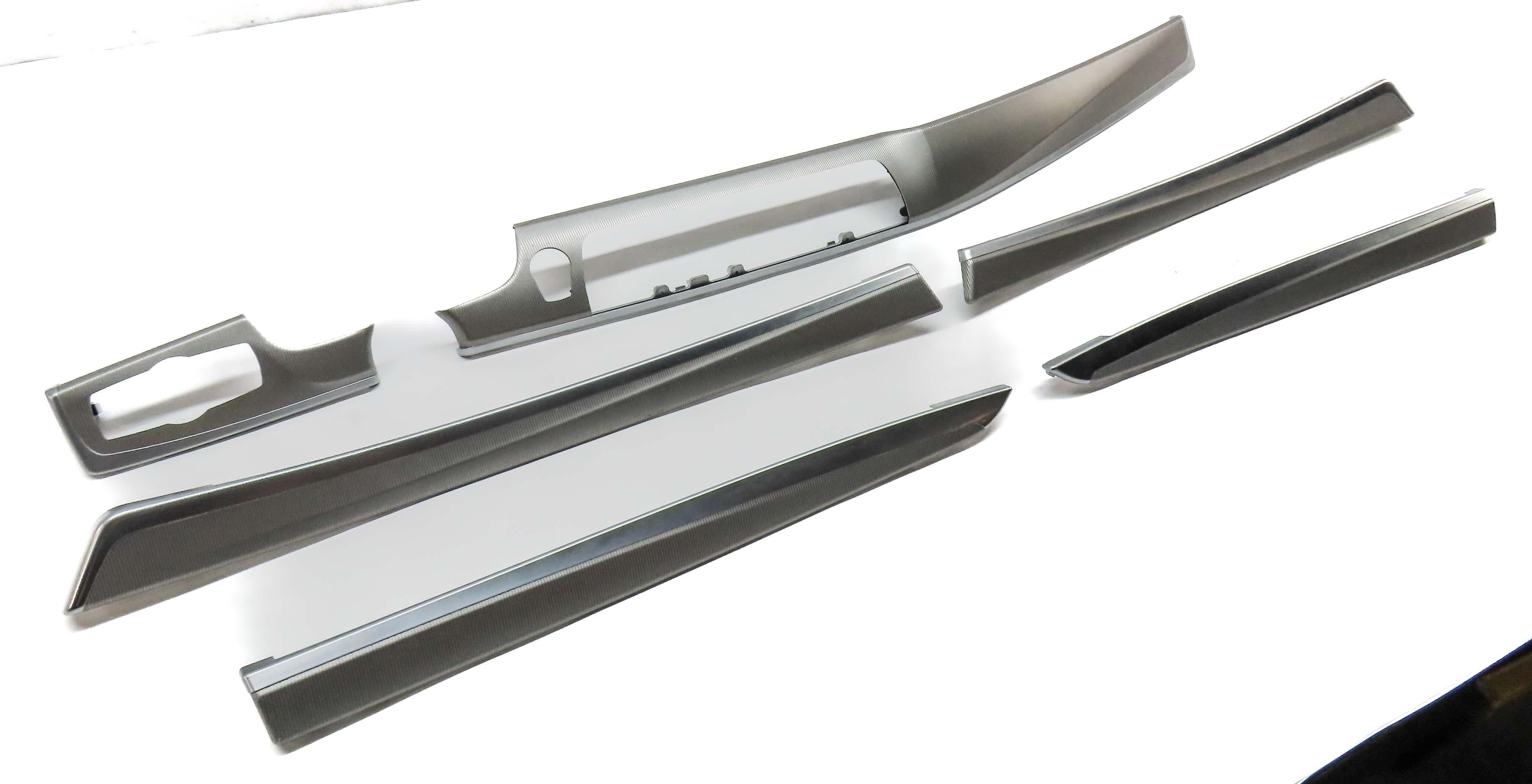 2013 BMW M5 ///M (F10) DASH & DOOR ALUMINUM TRACE INTERIOR TRIM PANEL SET-6 — exact item pictured