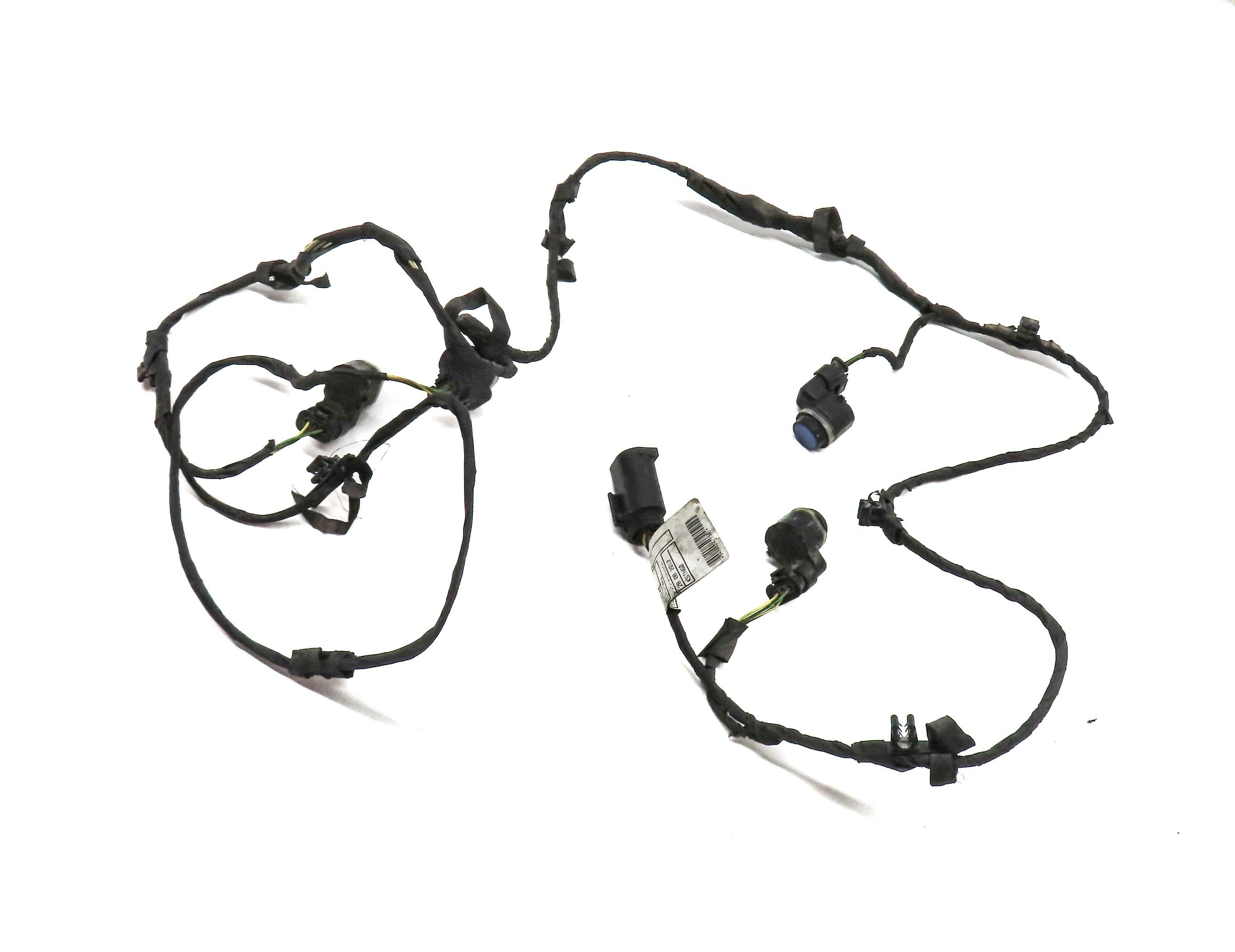 2013 BMW M5 ///M (F10) FRONT PDC PARK PARKING SENSOR SET w/ HARNESS (BLUE B05) — exact item pictured