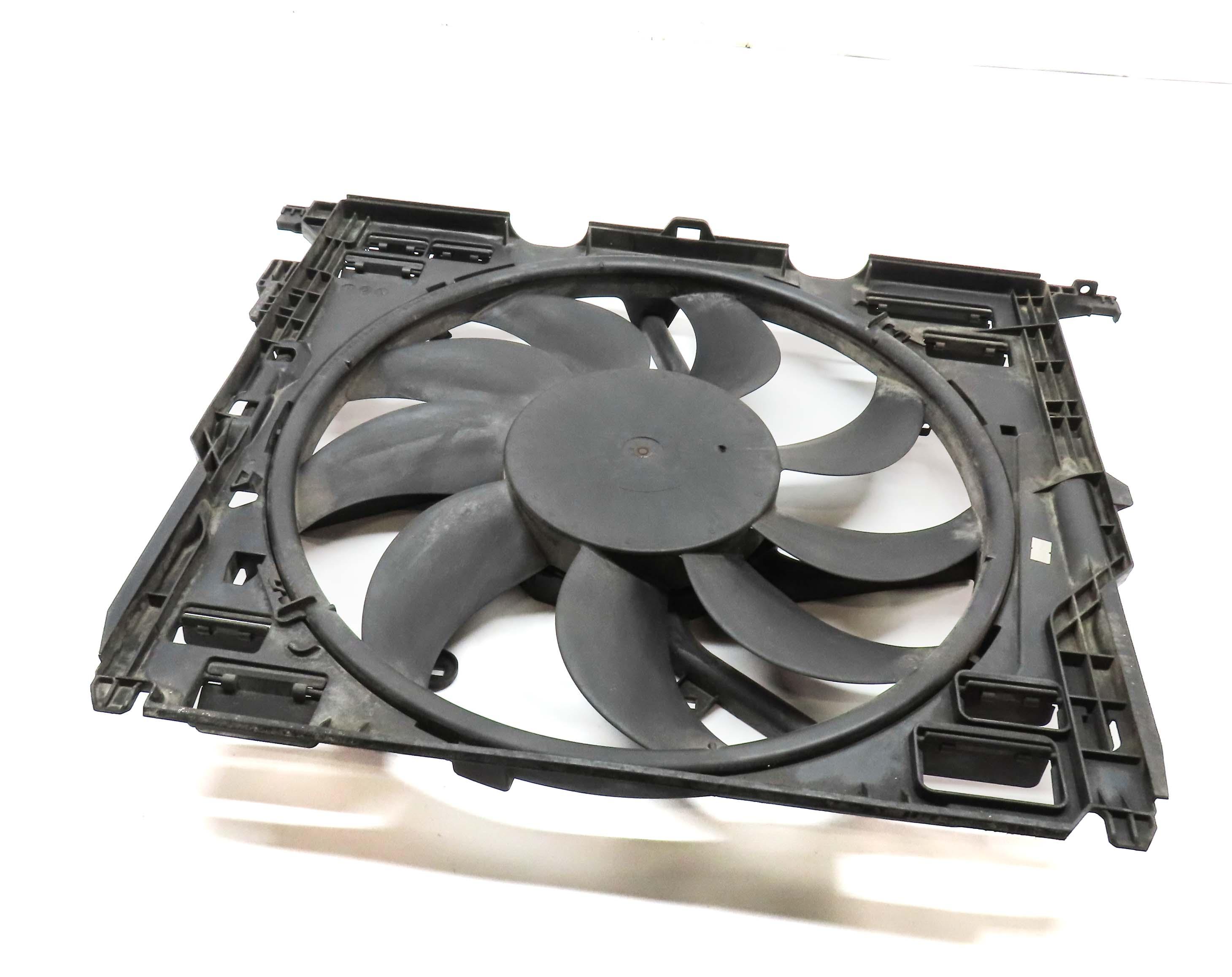 12-19 BMW M5 M6 (F06 F10 F12 F13) 4.4L S63 1000w RADIATOR COOLING FAN w/ SHROUD — exact item pictured
