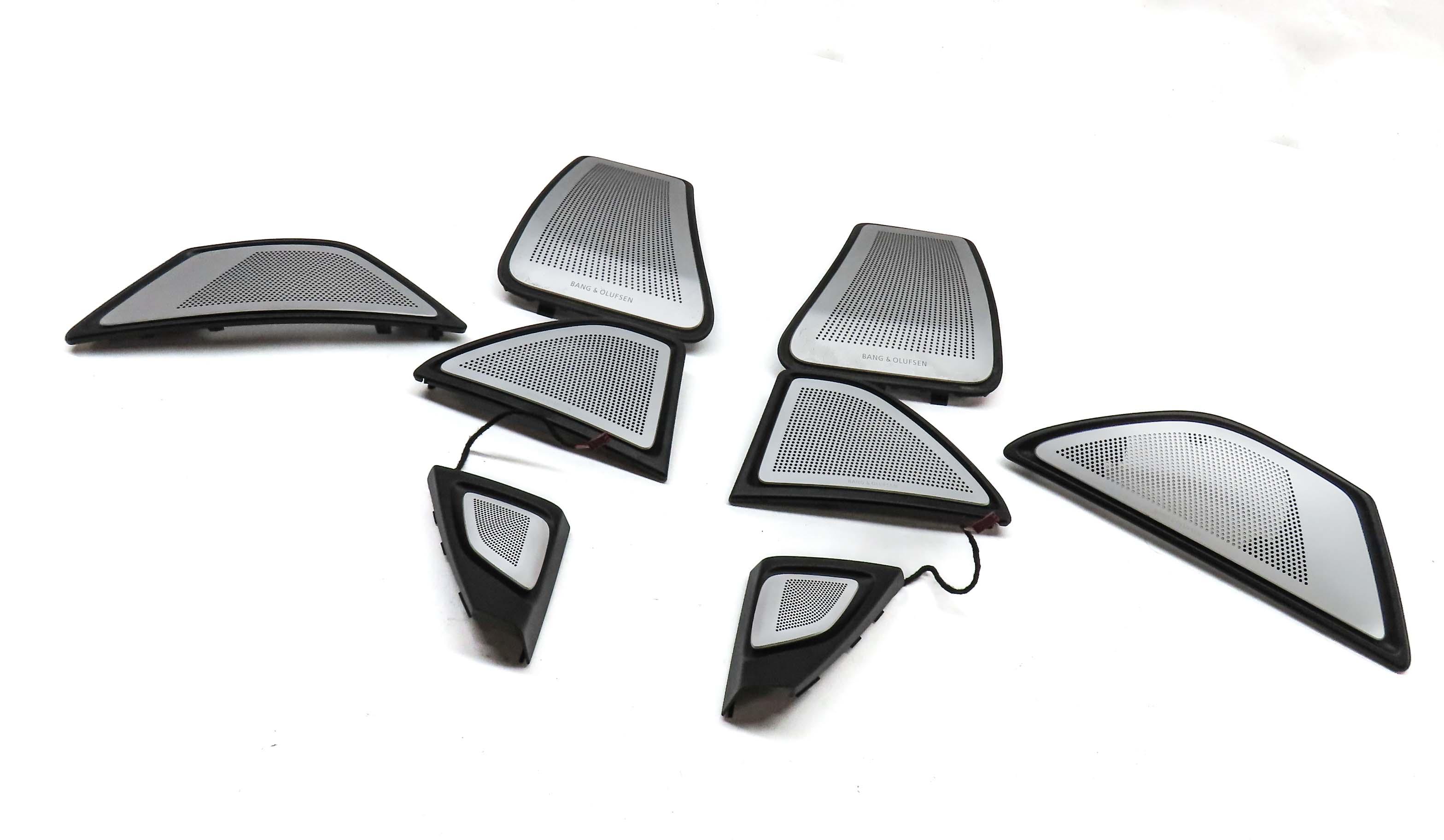 2013 BMW M5 ///M (F10) BANG & OLUFSEN AUDIO SPEAKER GRILLE TRIM SET-8 — exact item pictured