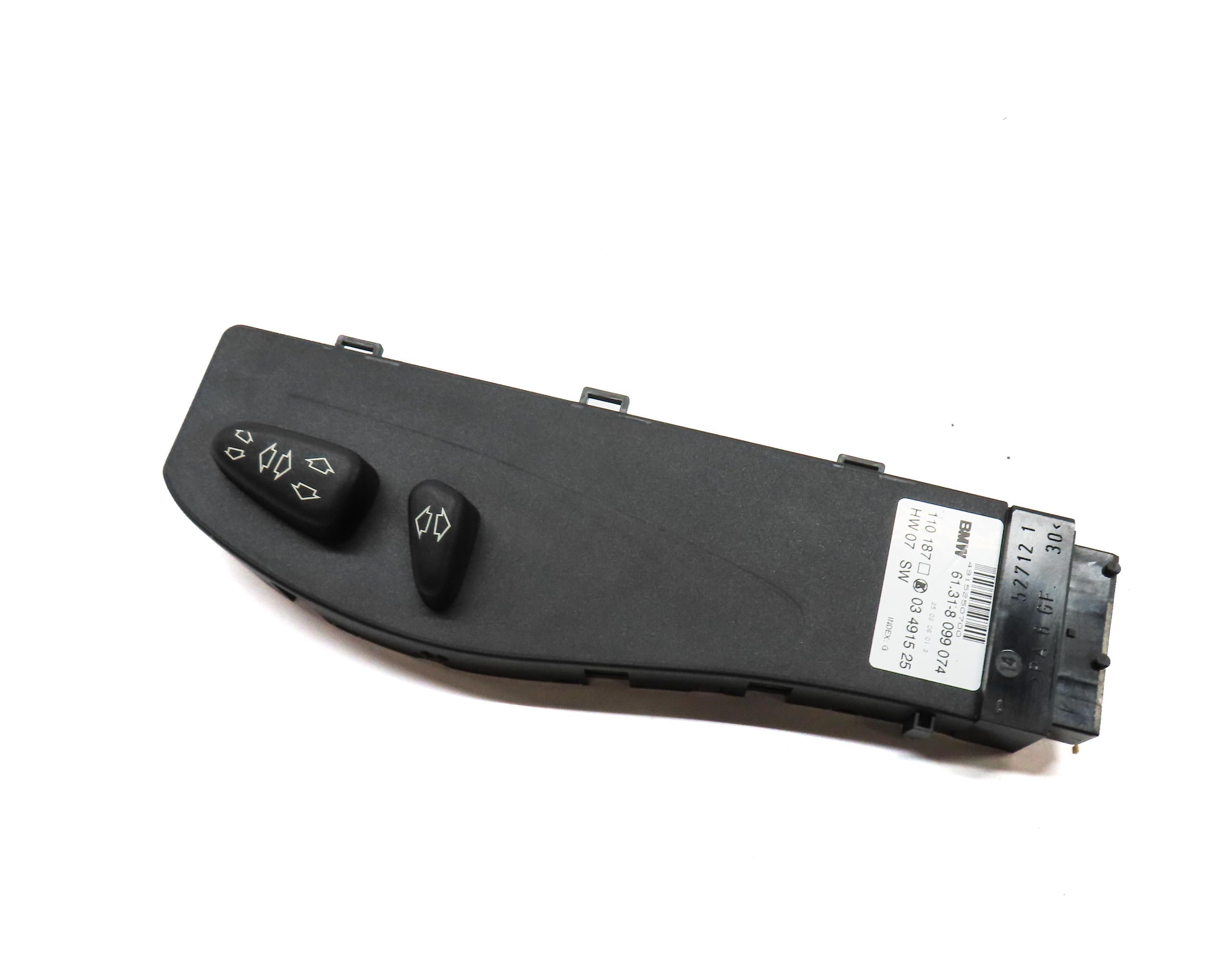 2006 BMW Z4 CONVERTIBLE ROADSTER (E85) FRONT RIGHT PASSENGER SEAT ADJUST SWITCH — exact item pictured