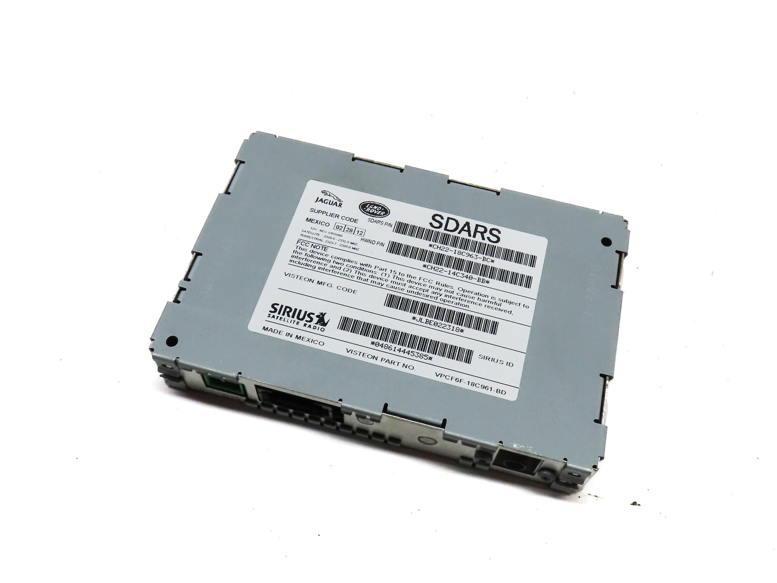 12-13 LAND ROVER LR2 LR4 EVOQUE RANGE ROVER SPORT SIRUIS SATELLITE RADIO MODULE — exact item pictured