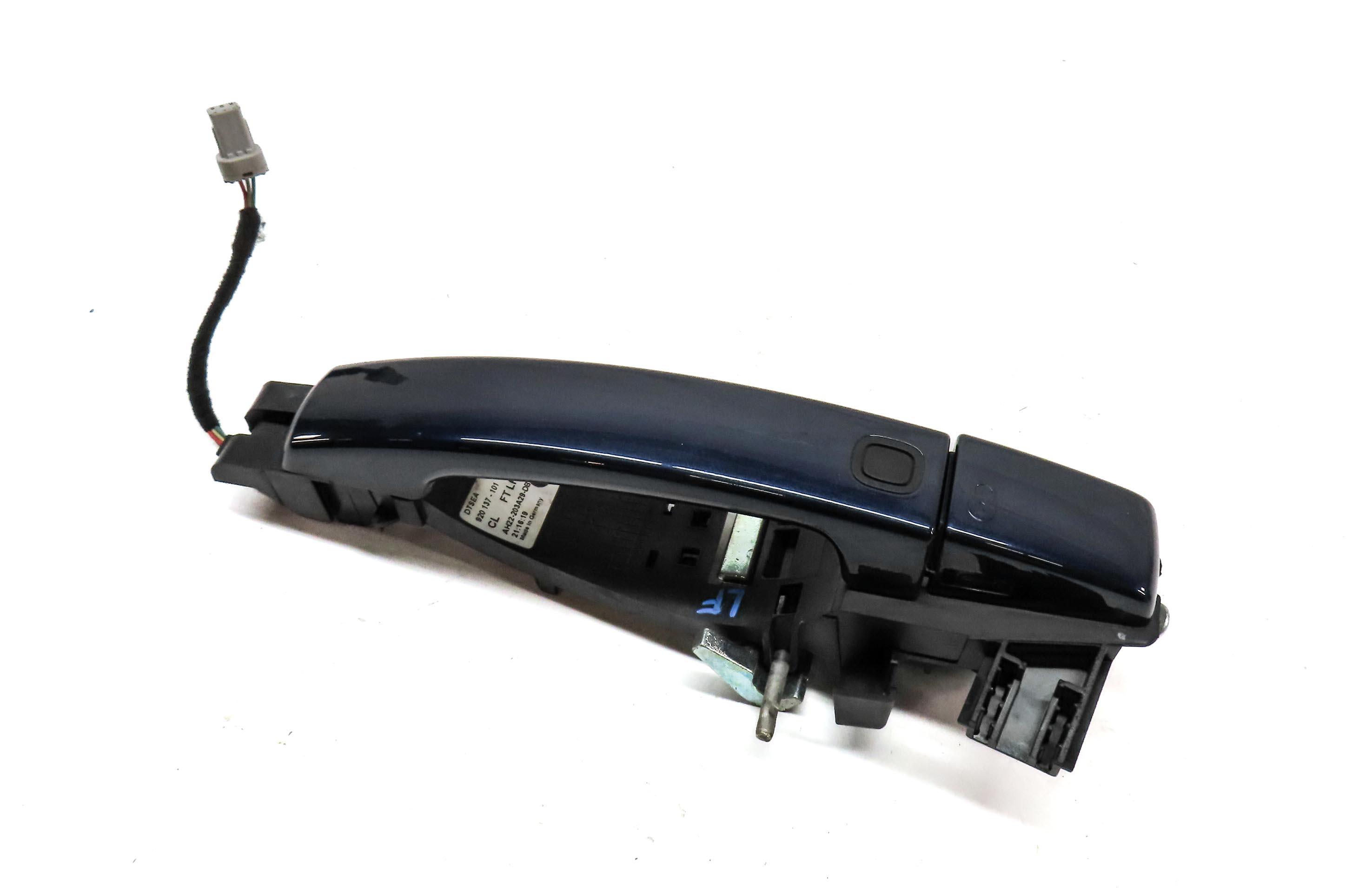 2010-2016 LR4 RANGE ROVER SPORT (L320) LEFT FRONT PASSIVE DOOR HANDLE (BLUE) — exact item pictured