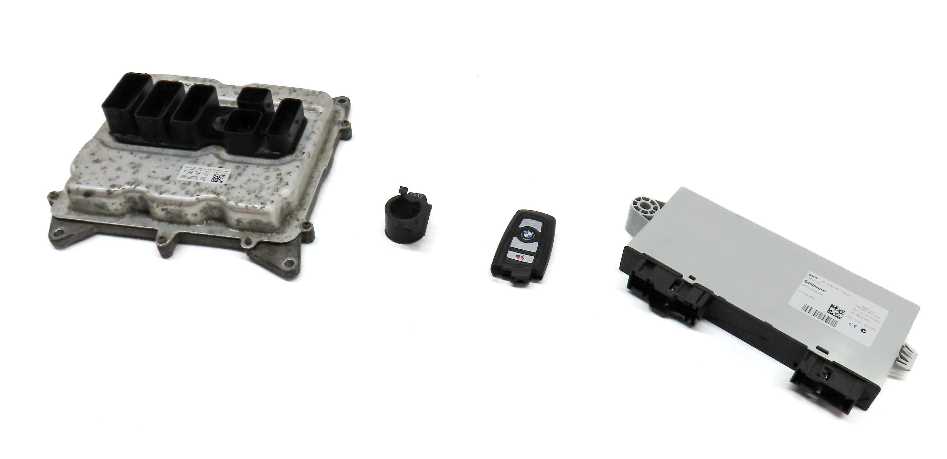 2013 BMW X3 (F25) 2.0L TURBO N20 ECM ECU BODY ENGINE CONTROL MODULE & KEY SET — exact item pictured