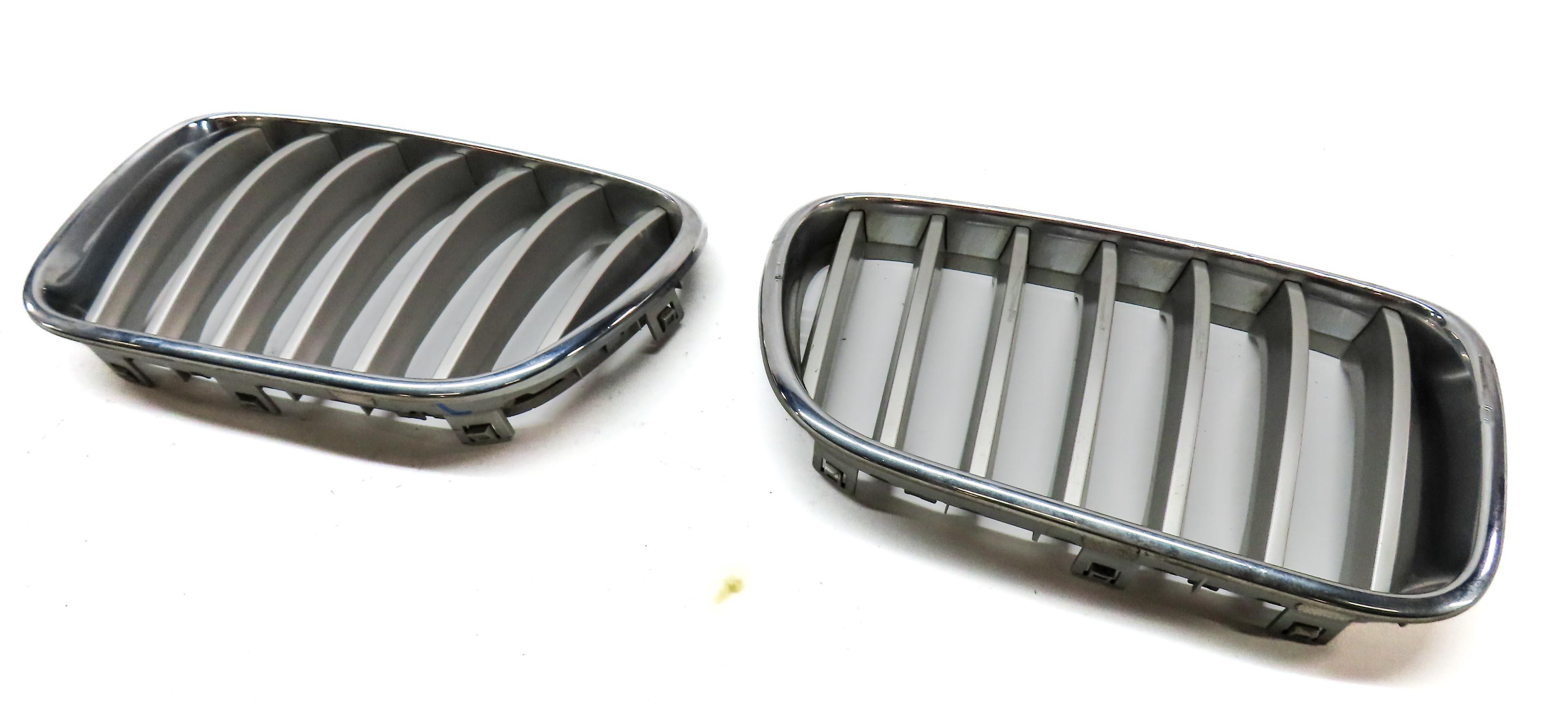 2013-2017 BMW X3 (F25) FRONT LEFT & RIGHT KIDNEY GRILLE HOOD VENT TRIM SET-2 — exact item pictured