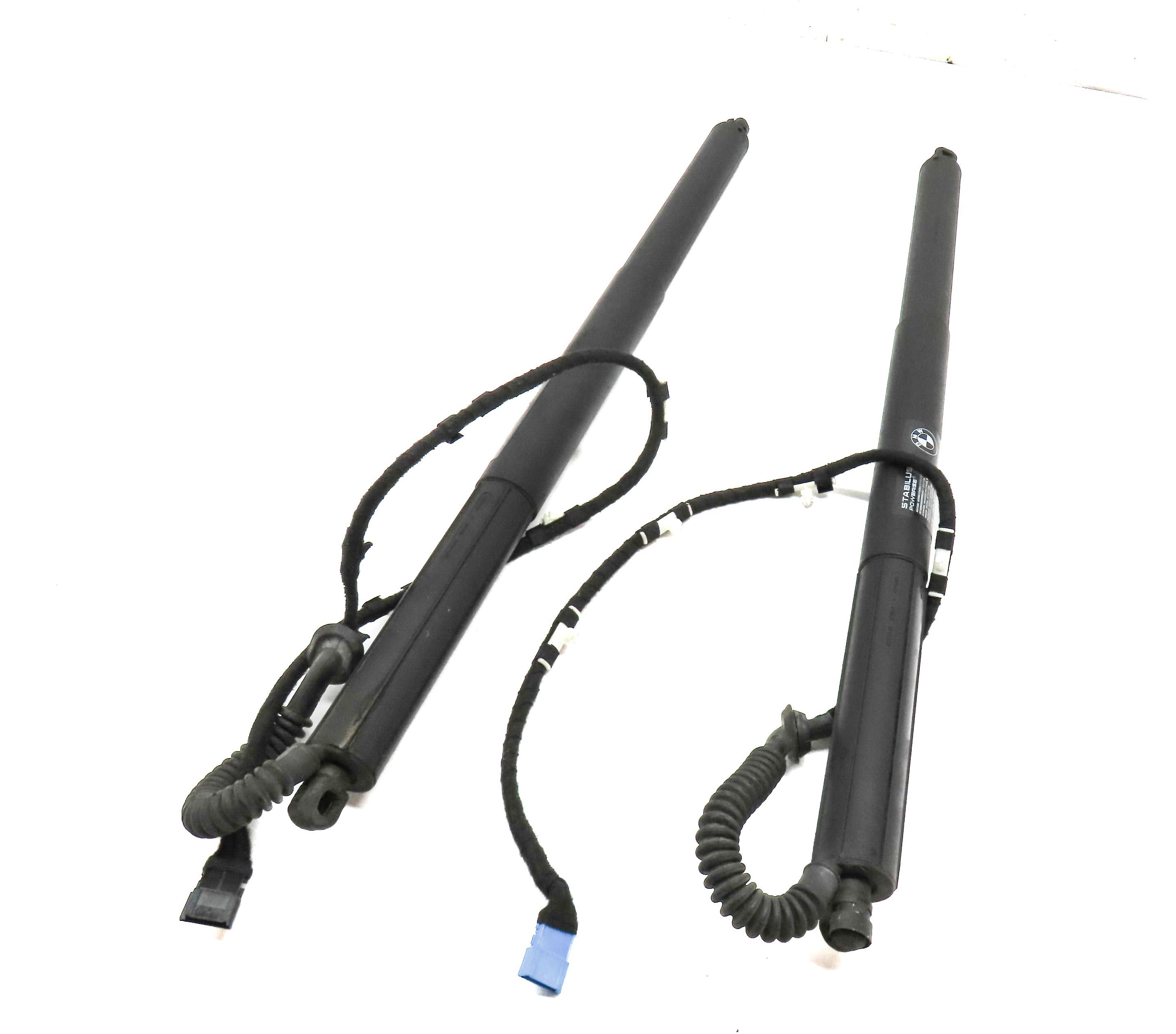 2011-2015 BMW X3 (F25) LEFT & RIGHT REAR TRUNK SHOCK STRUT SET-2 (ELECTRIC) — exact item pictured