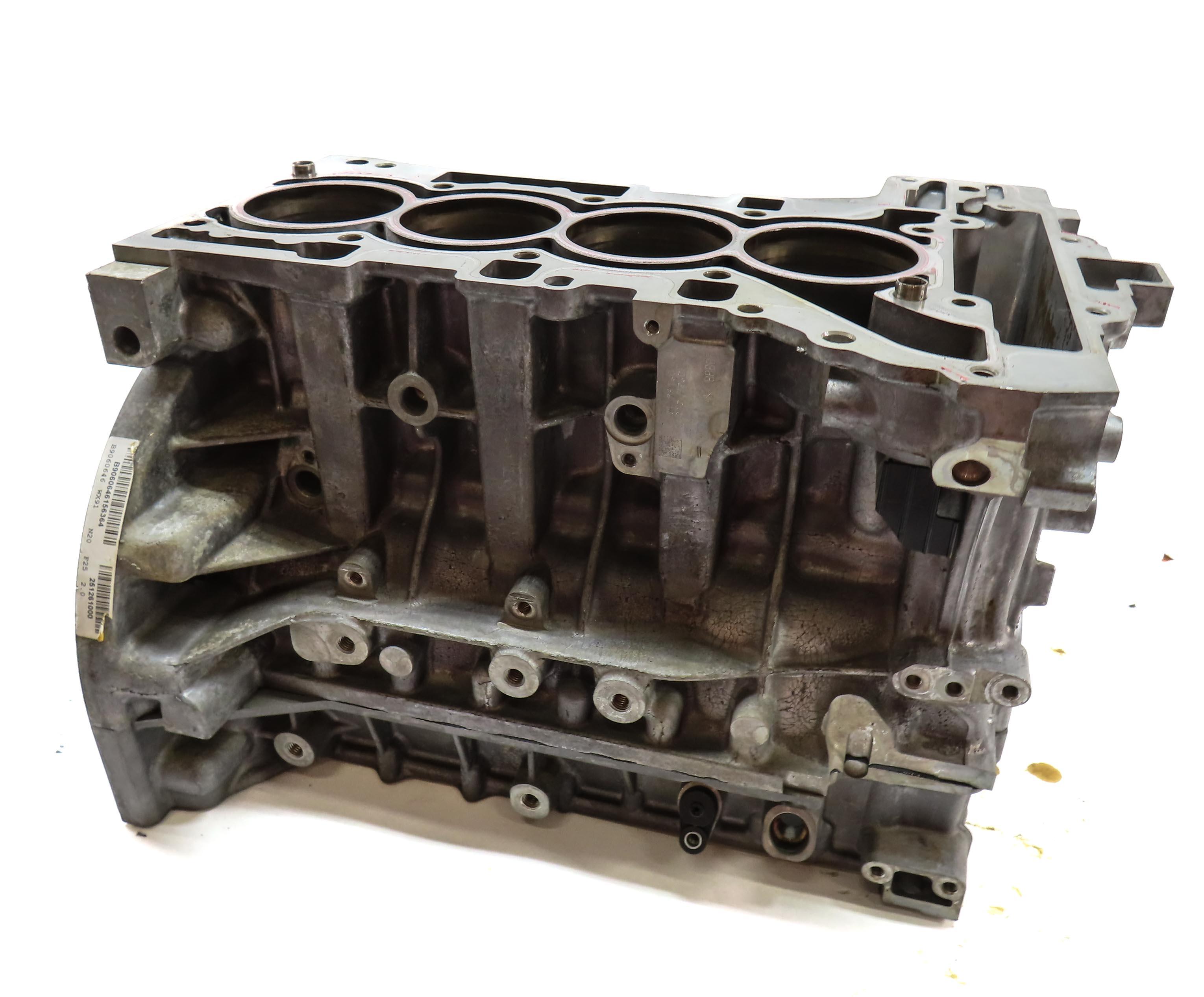 12-18 228i 328i 428i 528i X1 X3 X5 Z4 2.0L N20 N26 TURBO ENGINE CYLINDER BLOCK — exact item pictured