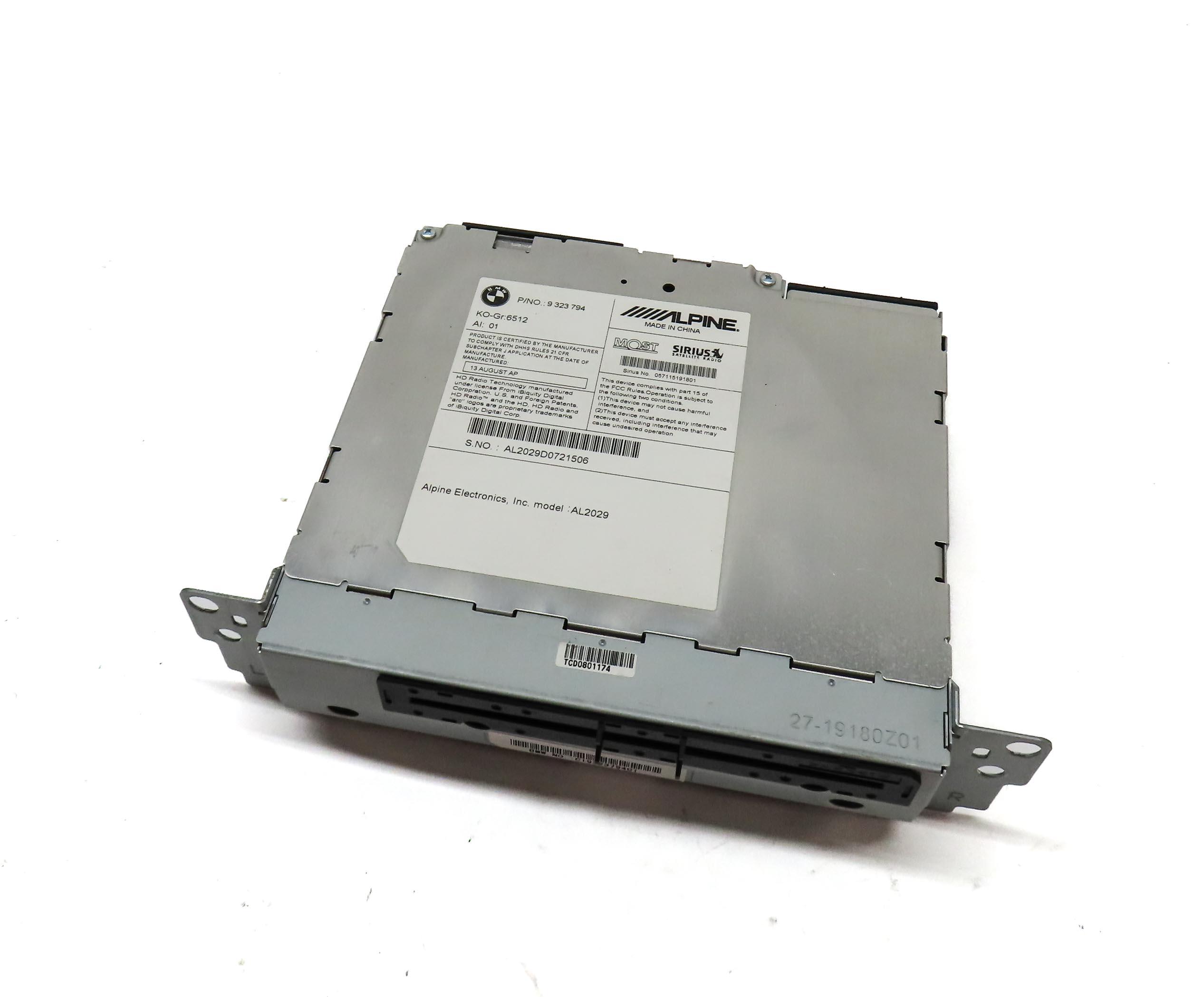 13-17 BMW 5 6 7 M6 X3 (F01 F06 F10 F25) DASH STEREO RADIO CD PLAYER HEAD UNIT — exact item pictured