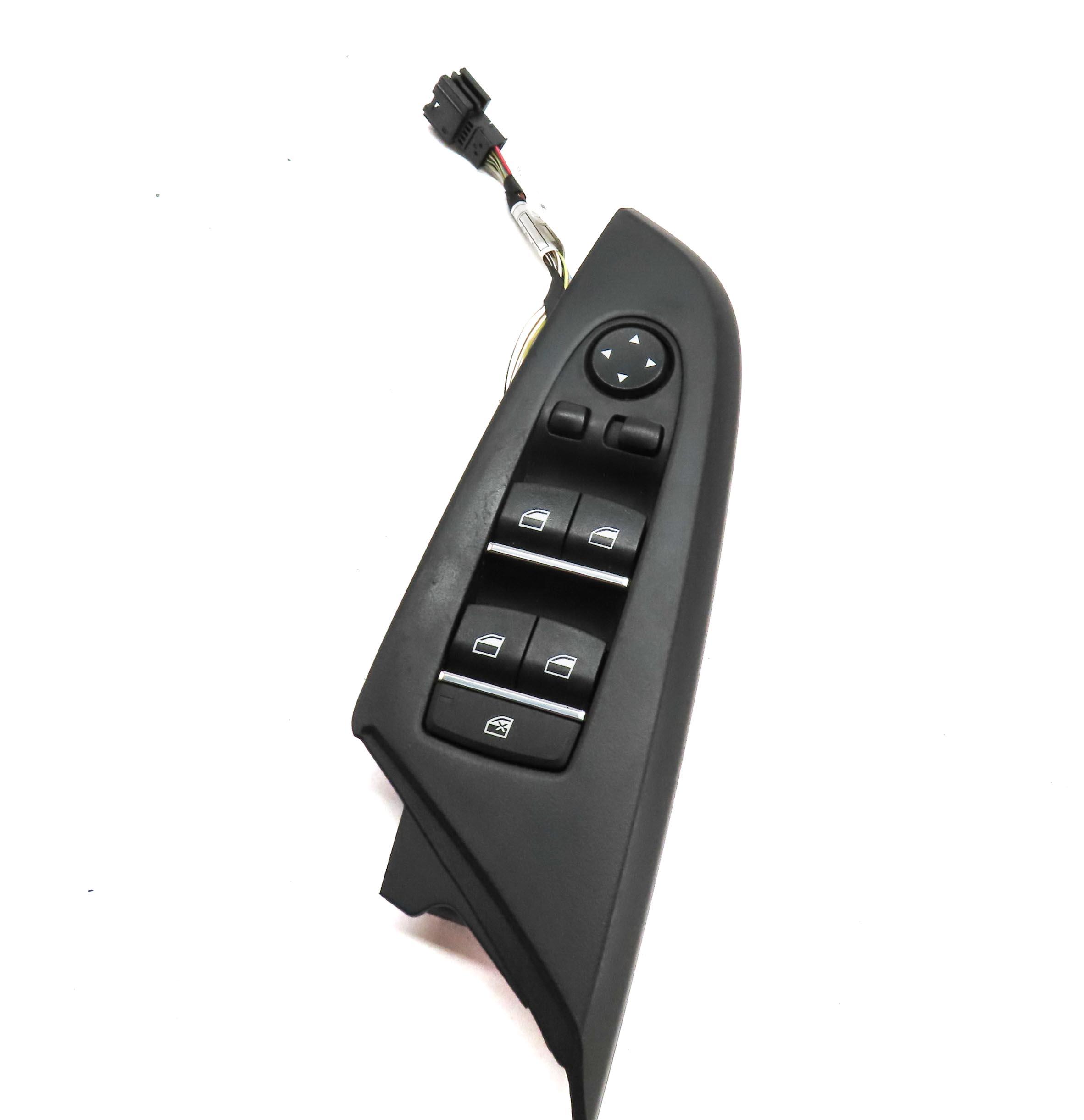 12-19 BMW 3 4 M3 X3 X4 SERIES FRONT LEFT DRIVER WINDOW SWITCH P-FOLD (BLACK) — exact item pictured