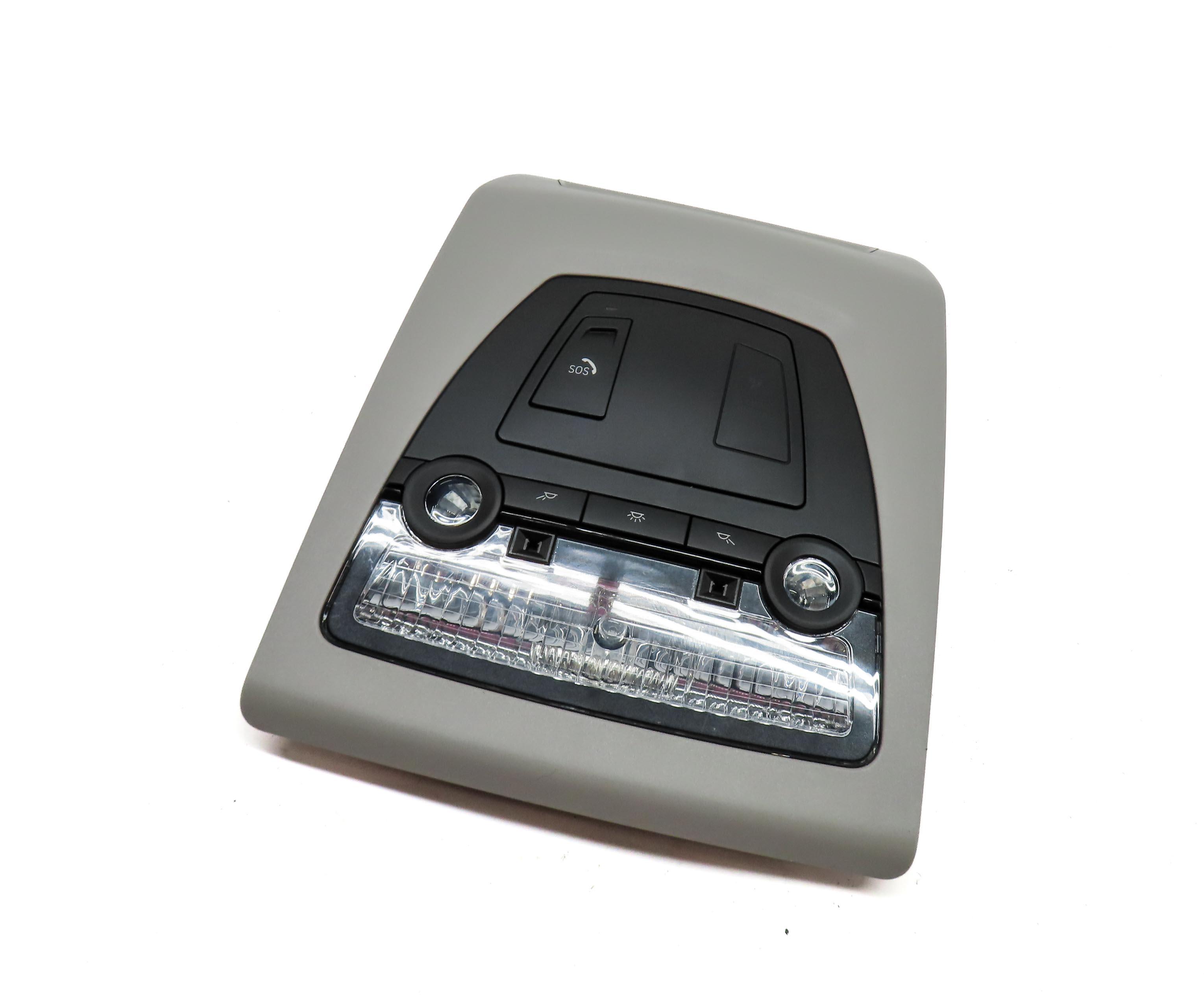 2014 BMW X3 (F25) FRONT CENTER ROOF PRIMARY DOME LIGHT ASSEMBLY (GRAY) 9311343 — exact item pictured