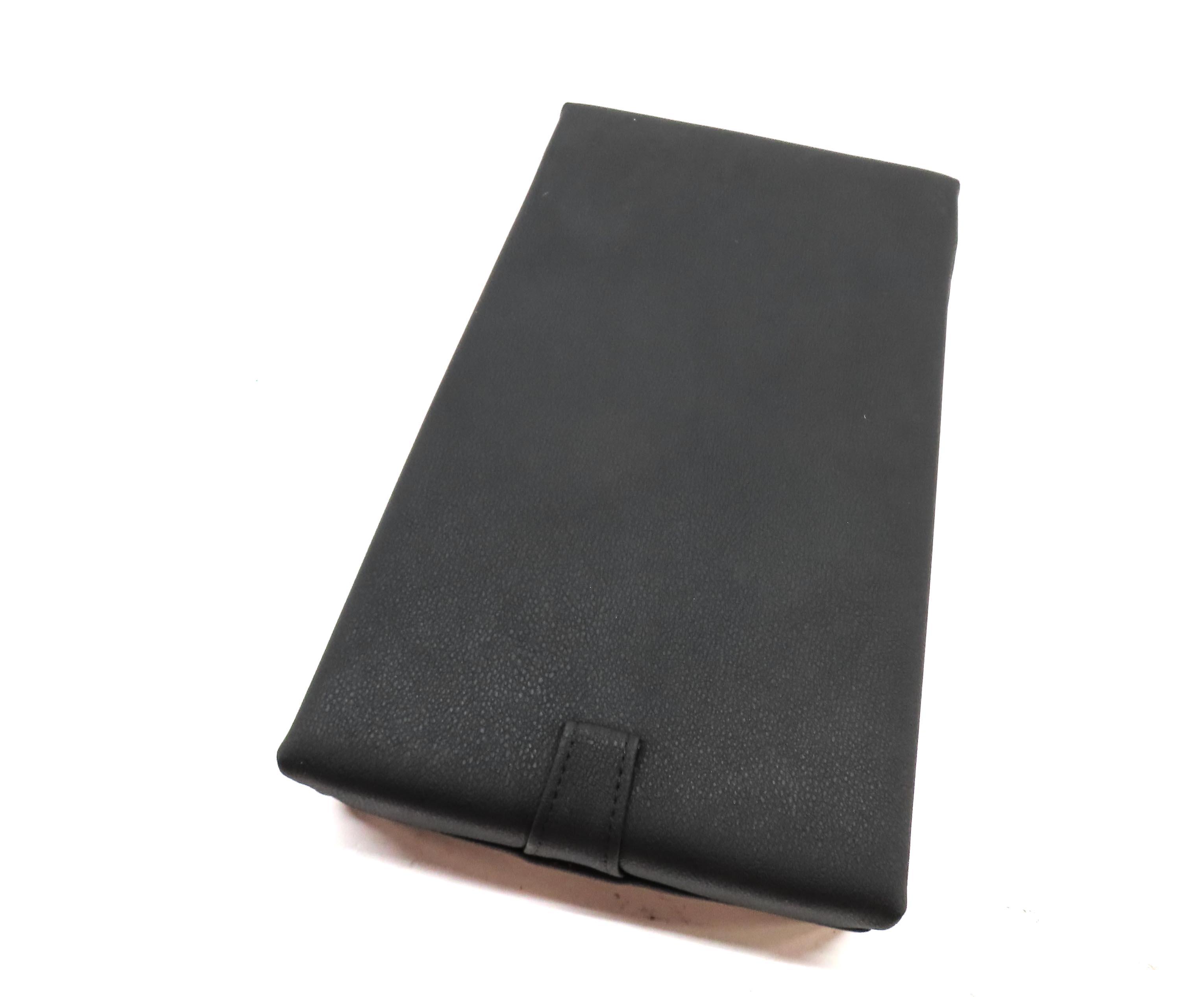 11-17 BMW X3 X4 (F25 F26) REAR SEAT CENTER CONSOLE ARMREST CUPHOLDER (BLACK) — exact item pictured