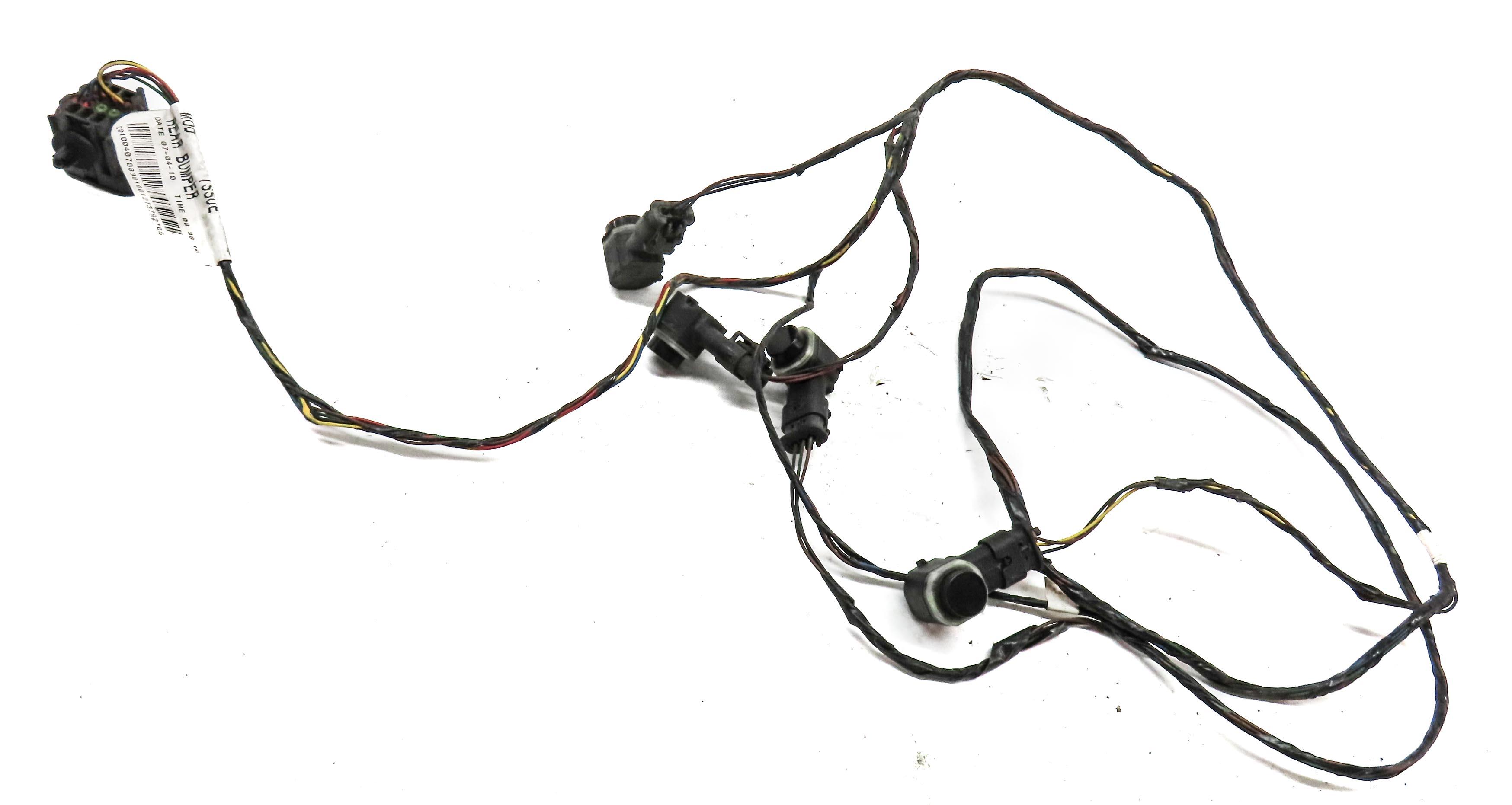 2010 RANGE ROVER SPORT (L320) REAR PDC PARK DISTANCE SENSOR SET & HARNESS WHITE — exact item pictured