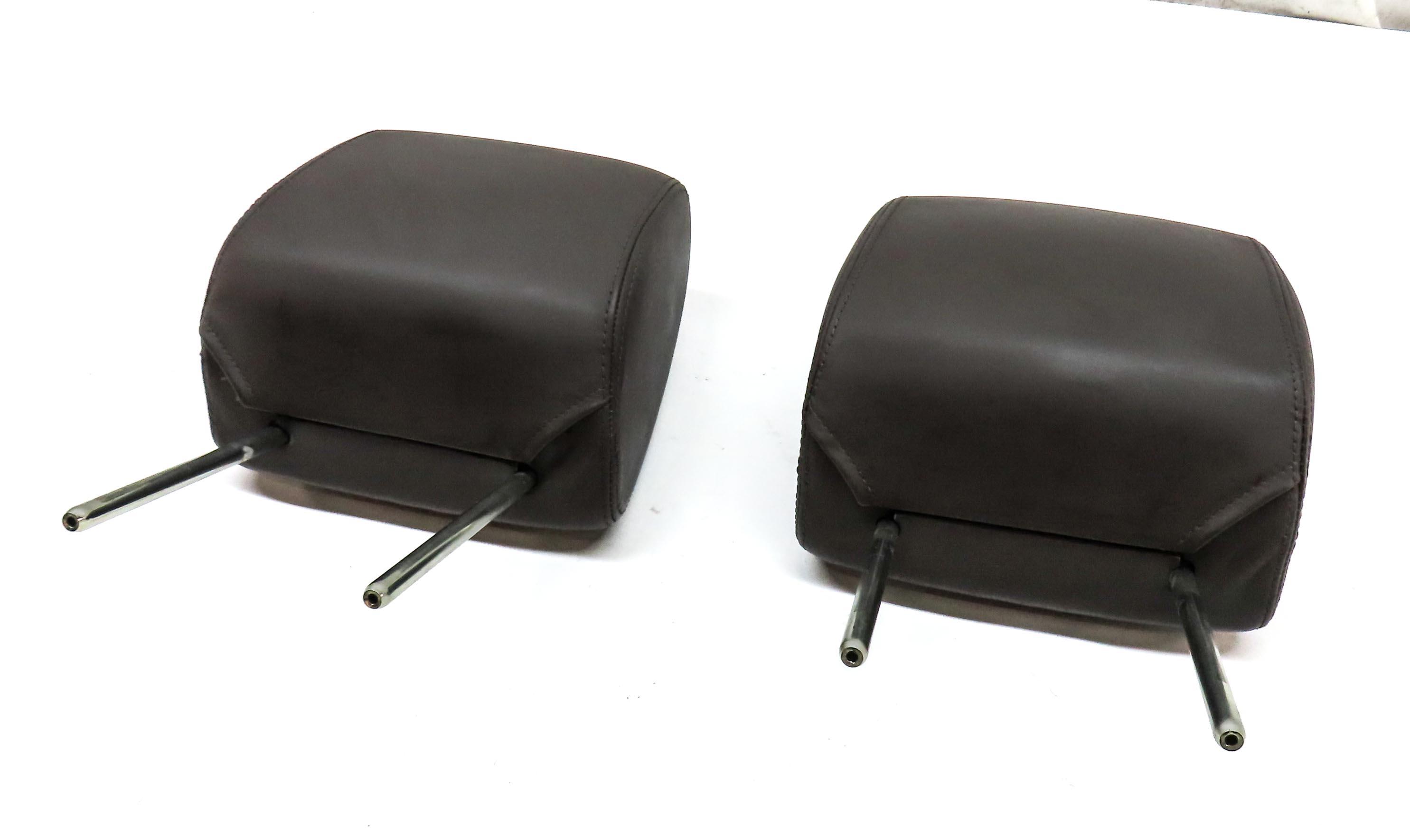 10-13 RANGE ROVER SPORT L320 FRONT LEFT & RIGHT HEADREST SET2 ARABICA DARK BROWN — exact item pictured