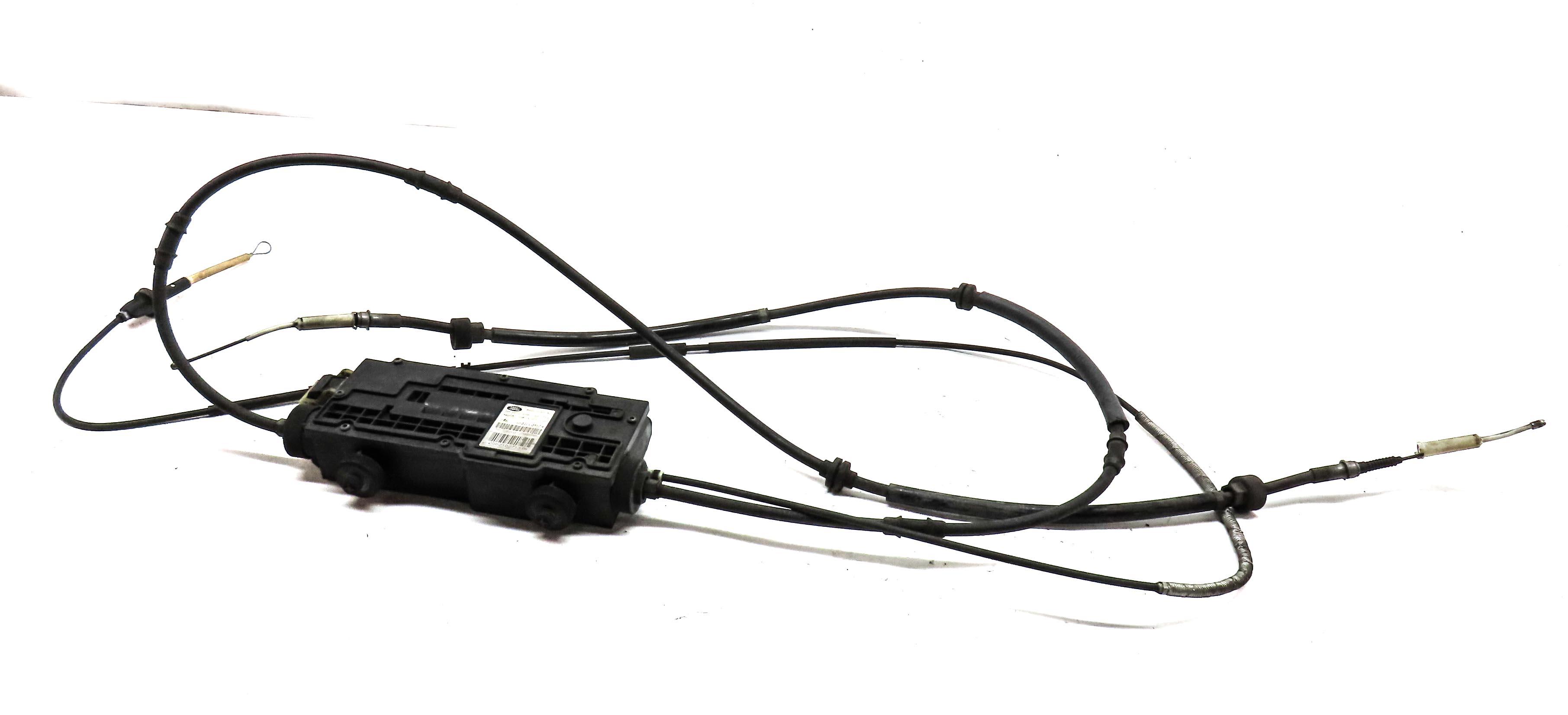 2010 RANGE ROVER SPORT (L320) EMERGENCY PARKING BRAKE ACTUATOR w/ CABLES — exact item pictured
