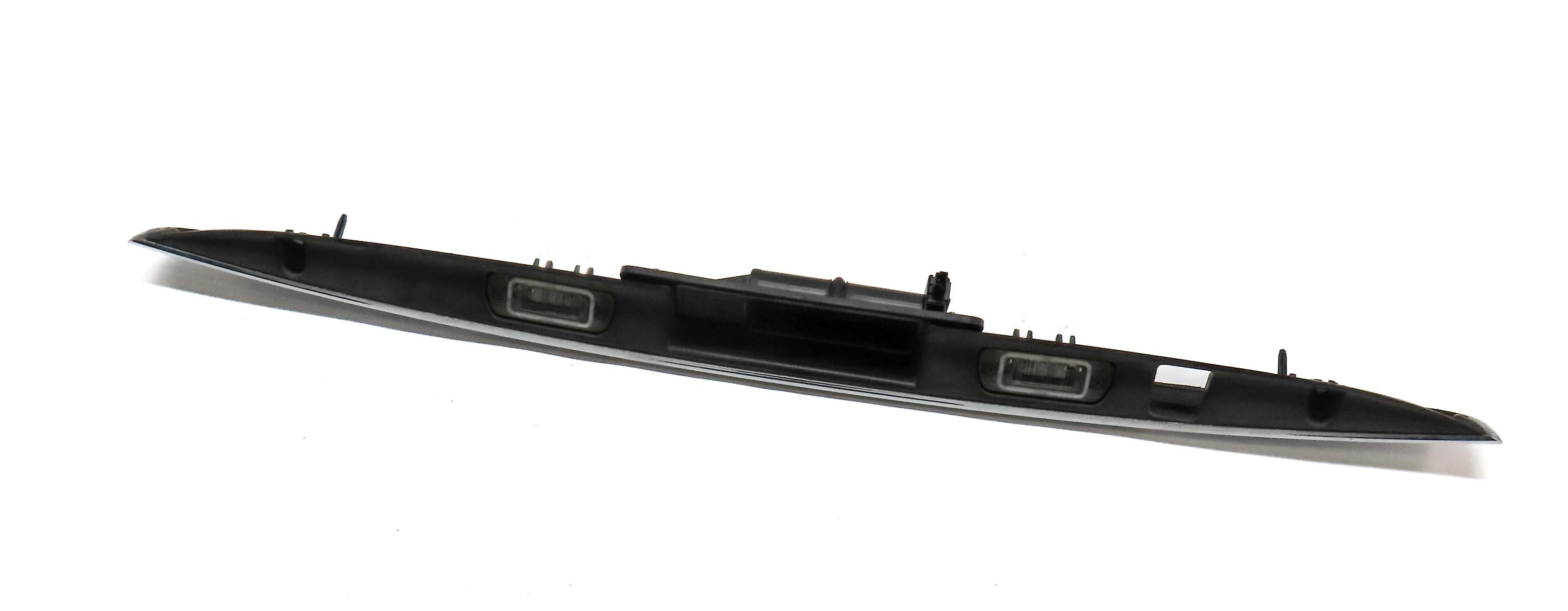 2008 MERCEDES GL320 (X164) REAR TRUNK RELEASE HANDLE LICENSE PLATE LIGHT PANEL — exact item pictured