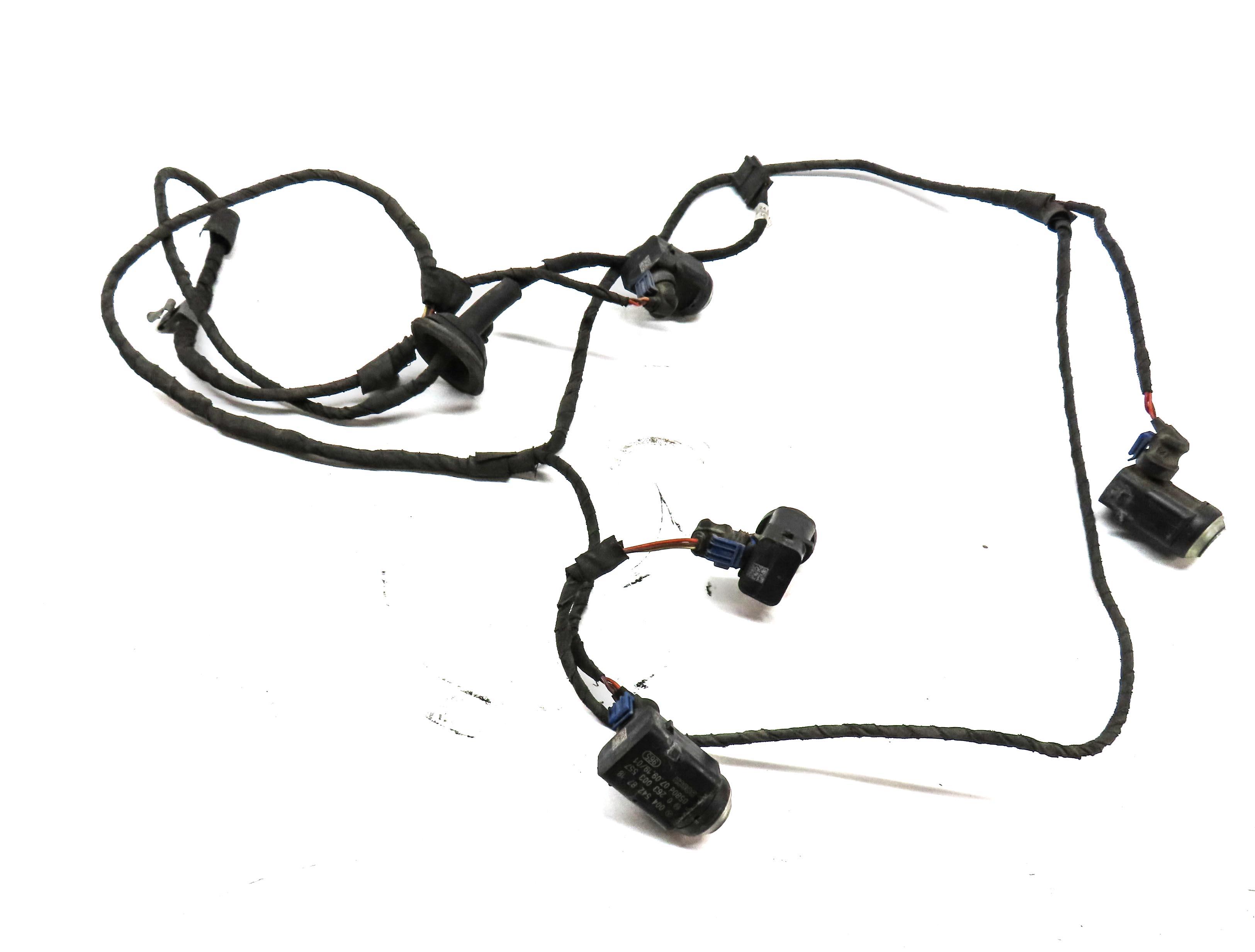 2008 MERCEDES GL320 (X164) REAR PDC PARK SENSOR SET w/ HARNESS (IRIDIUM SILVER) — exact item pictured