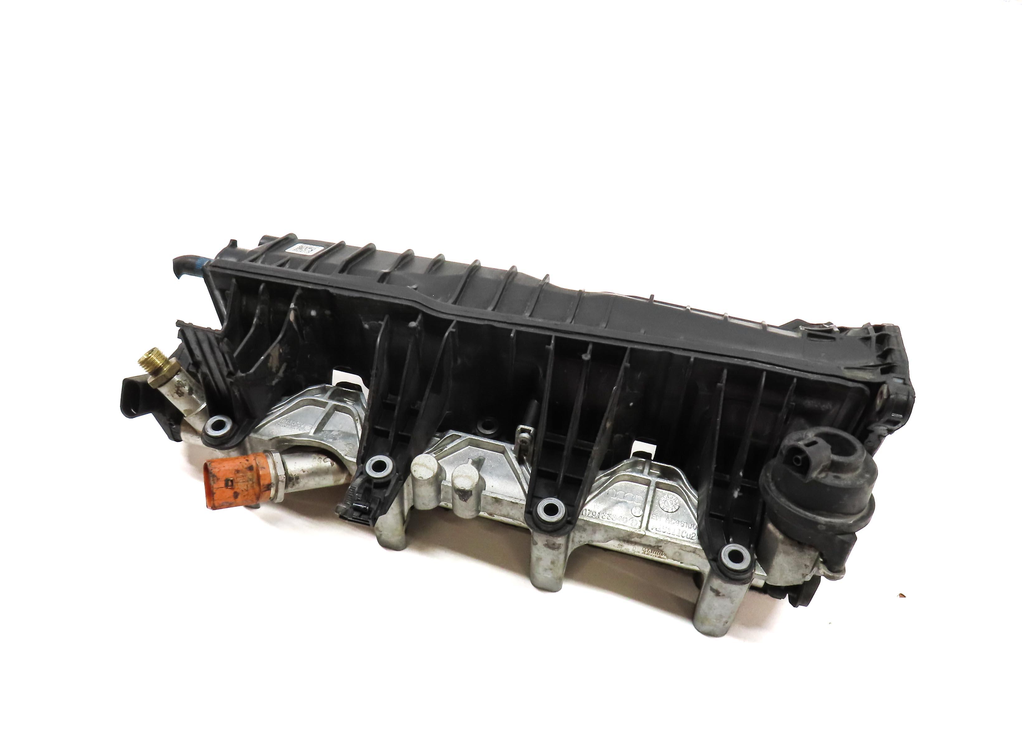 13-15 AUDI A8 S6 S7 S8 (C7 4G8 D4 4H) 4.0L ENGINE - RIGHT LOWER INTAKE MANIFOLD — exact item pictured
