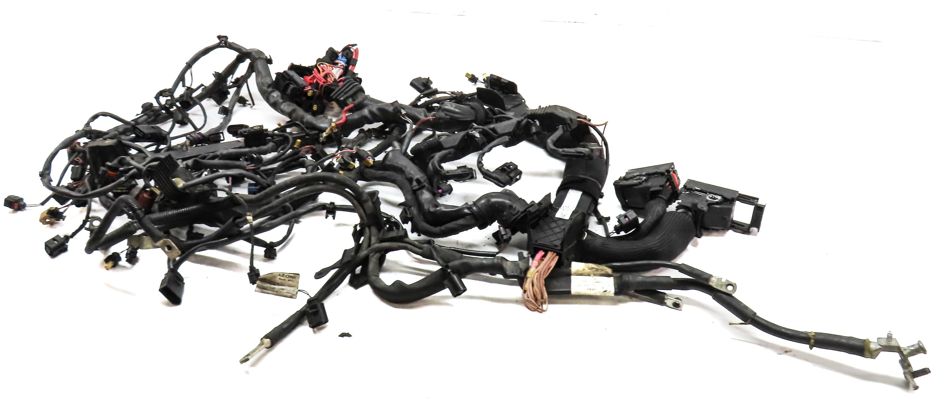2013 AUDI A8 (D4 4H) 4.0L CEUA ENGINE WIRING WIRE HARNESS 079971627AF 4H0971703 — exact item pictured