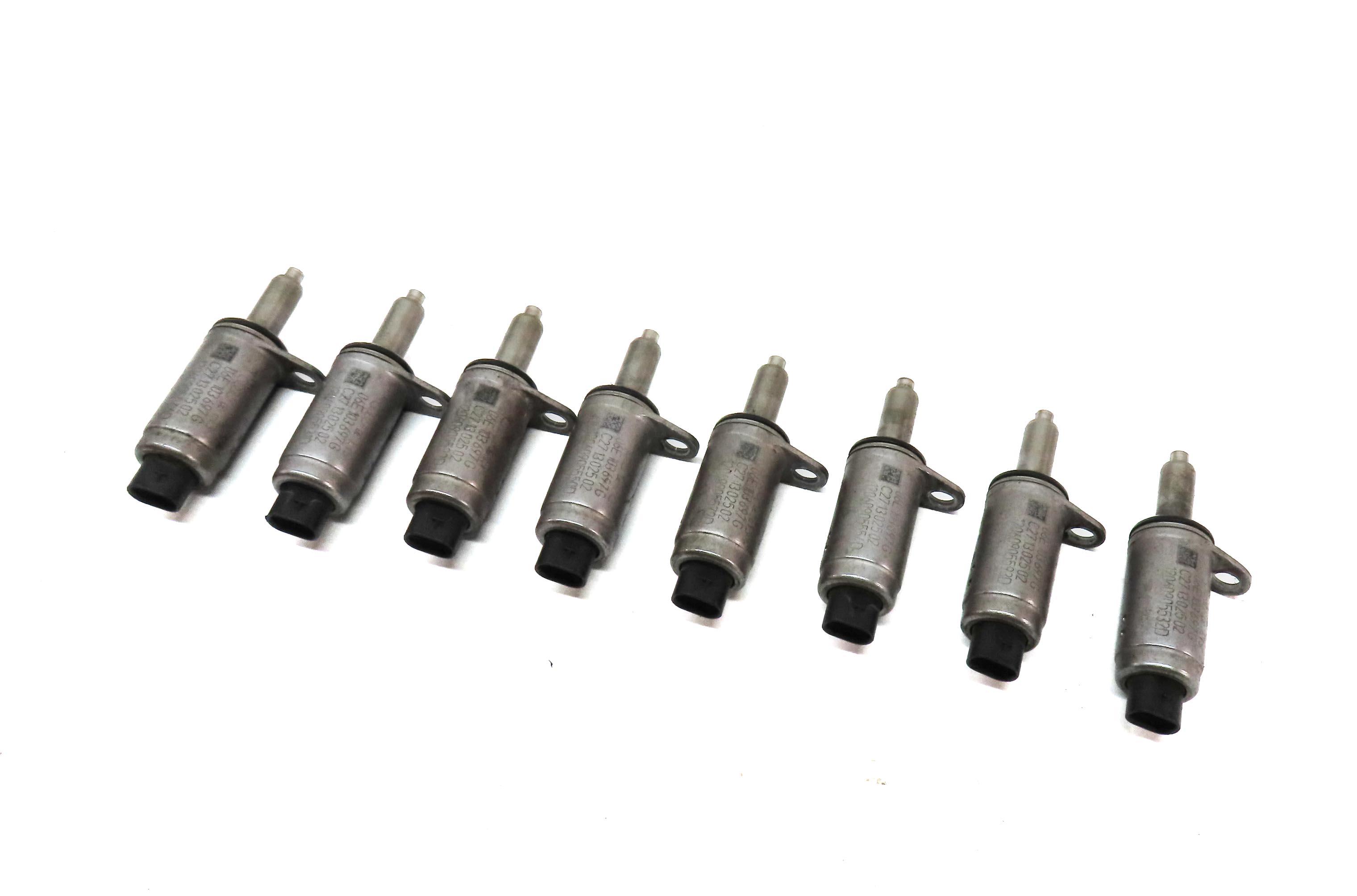 2013 AUDI A8 D4 4H 4.0L CEUA ENGINE CAMSHAFT CAM SHAFT ADJUSTMENT SOLENOID SET 8 — exact item pictured