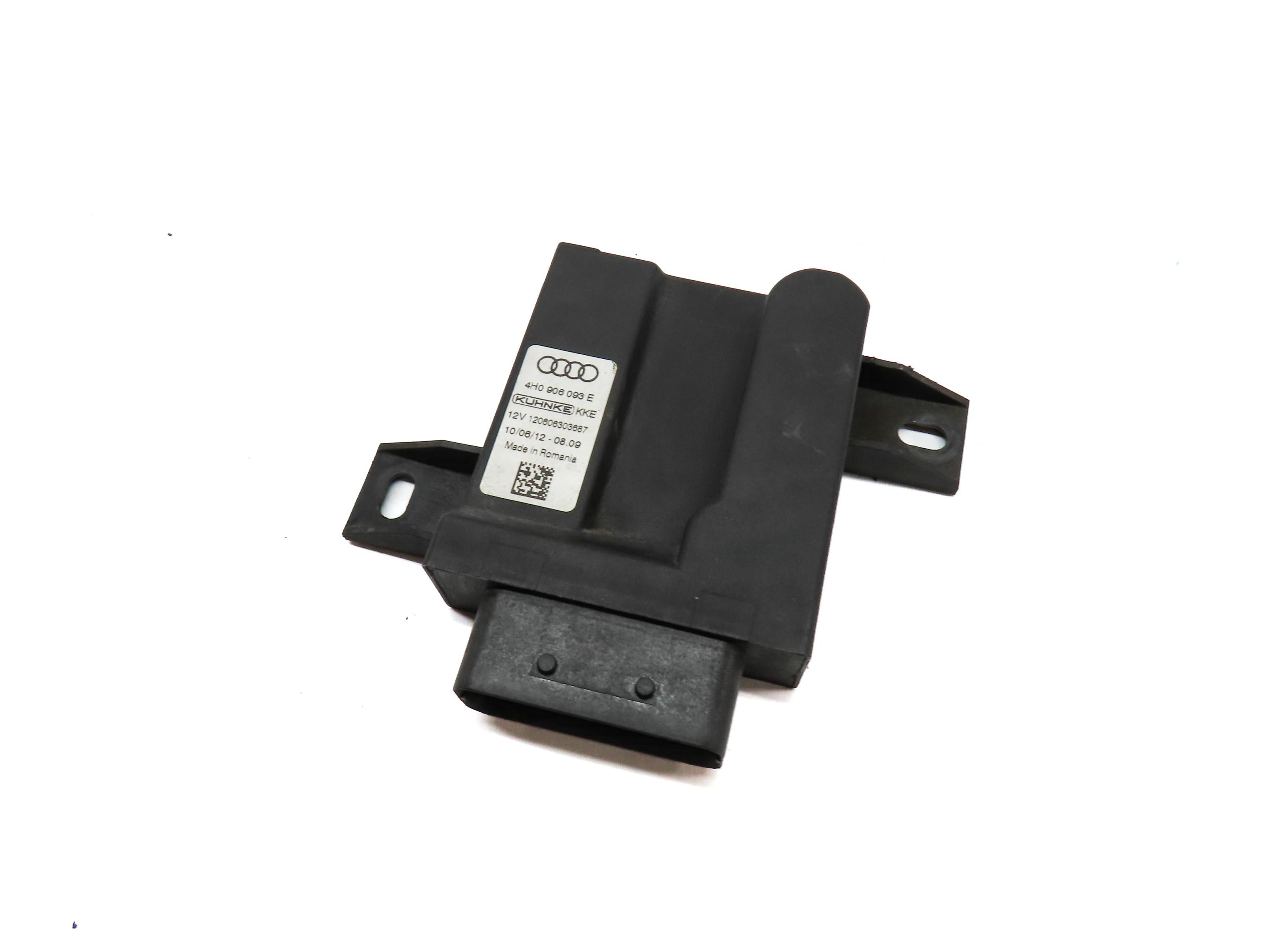 2013 AUDI A8 (D4 4H) 4.0L CEUA ENGINE FUEL PUMP CONTROL MODULE 4H0906093E — exact item pictured