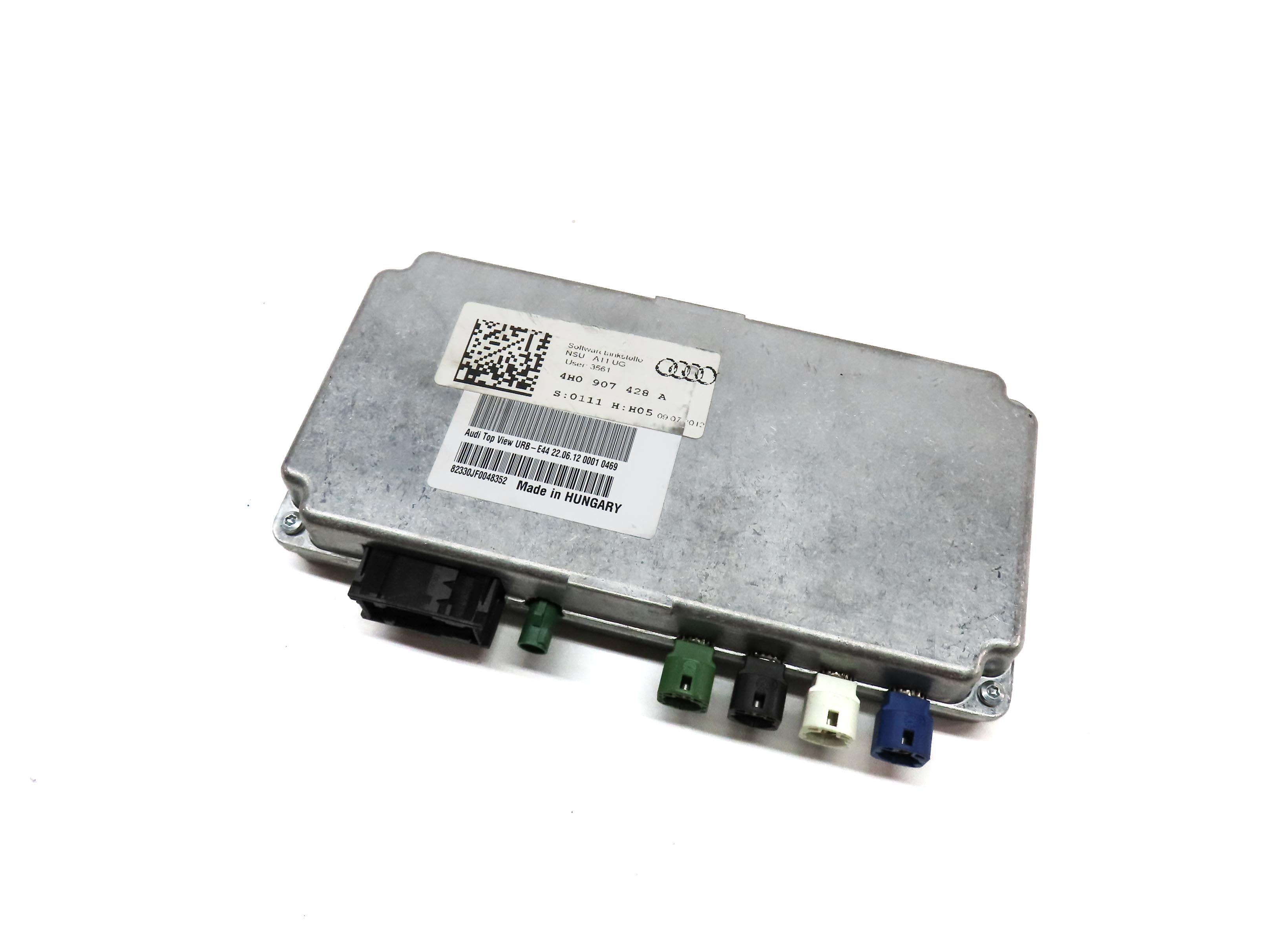 2011-2014 AUDI A8 S8 (D4 4H) REARVIEW BACKUP REVERSE CAMERA CONTROL MODULE — exact item pictured