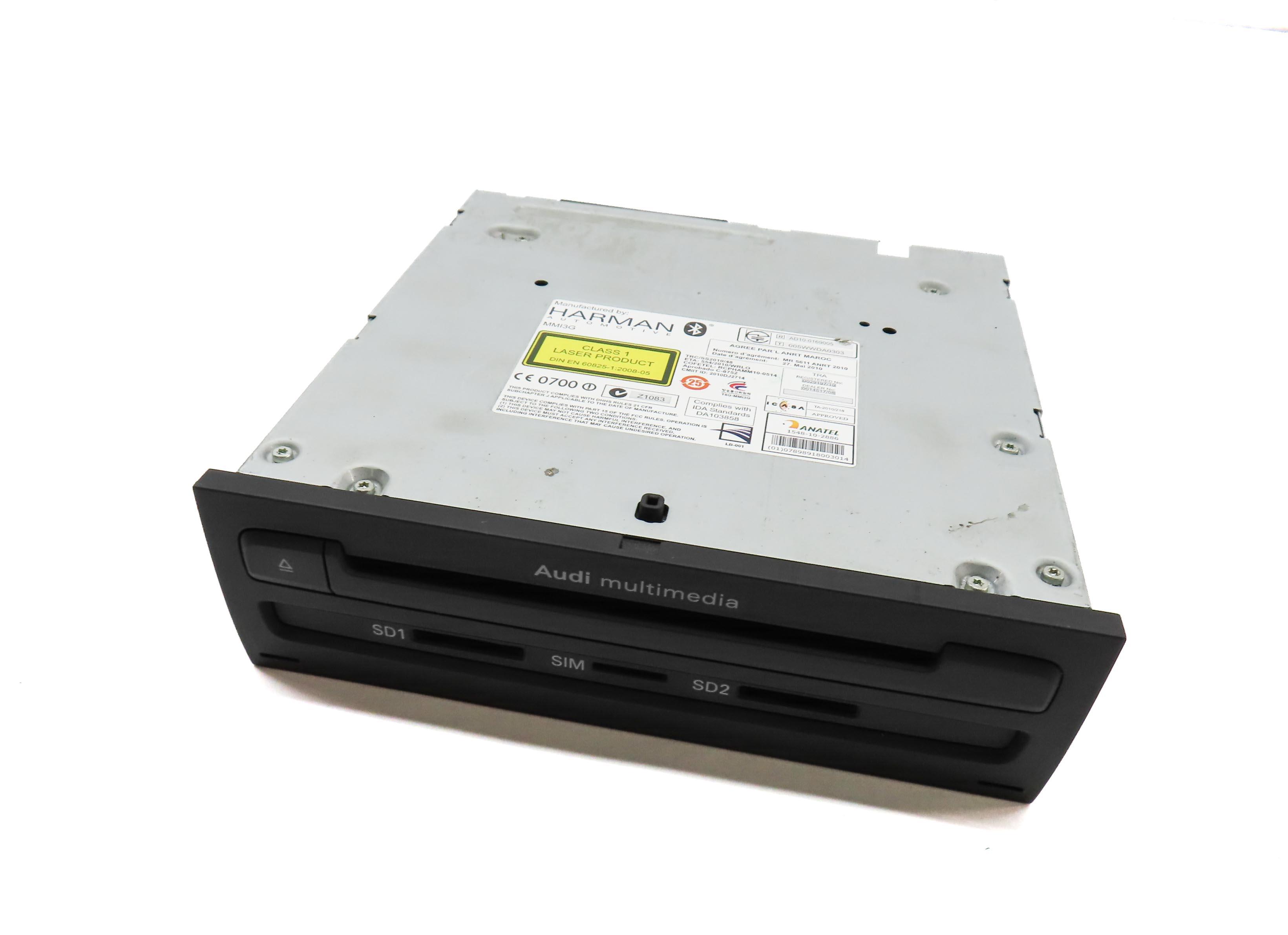 2011-2016 AUDI A8 S8 (D4 4H) RADIO STEREO CD SD MMI MULTIMEDIA PLAYER (OPT. 8DY) — exact item pictured