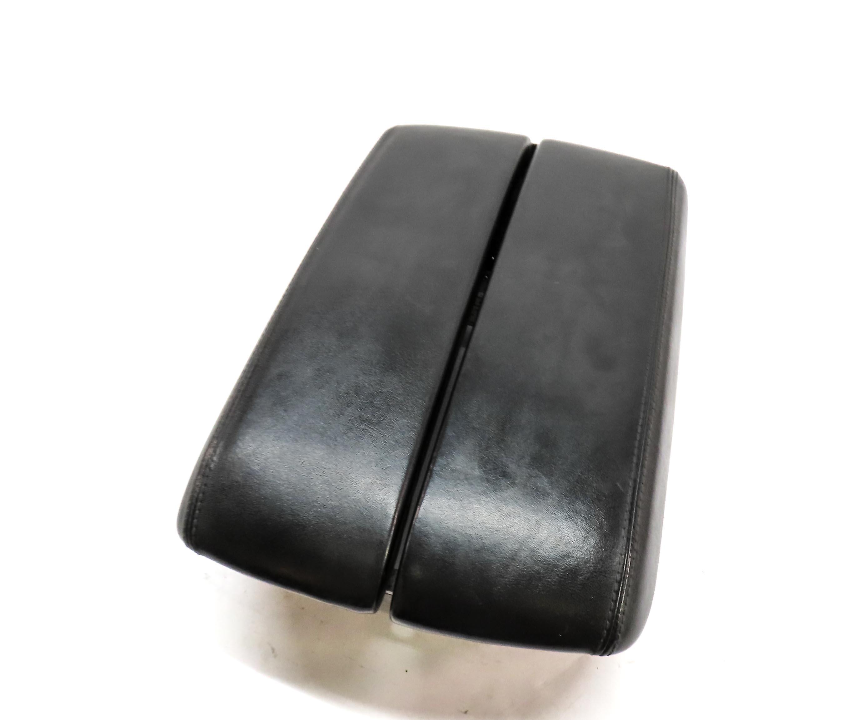 11-18 AUDI A8 S8 D4 4H CENTER CONSOLE LID (for cars w/ reclining seats) (BLACK) — exact item pictured
