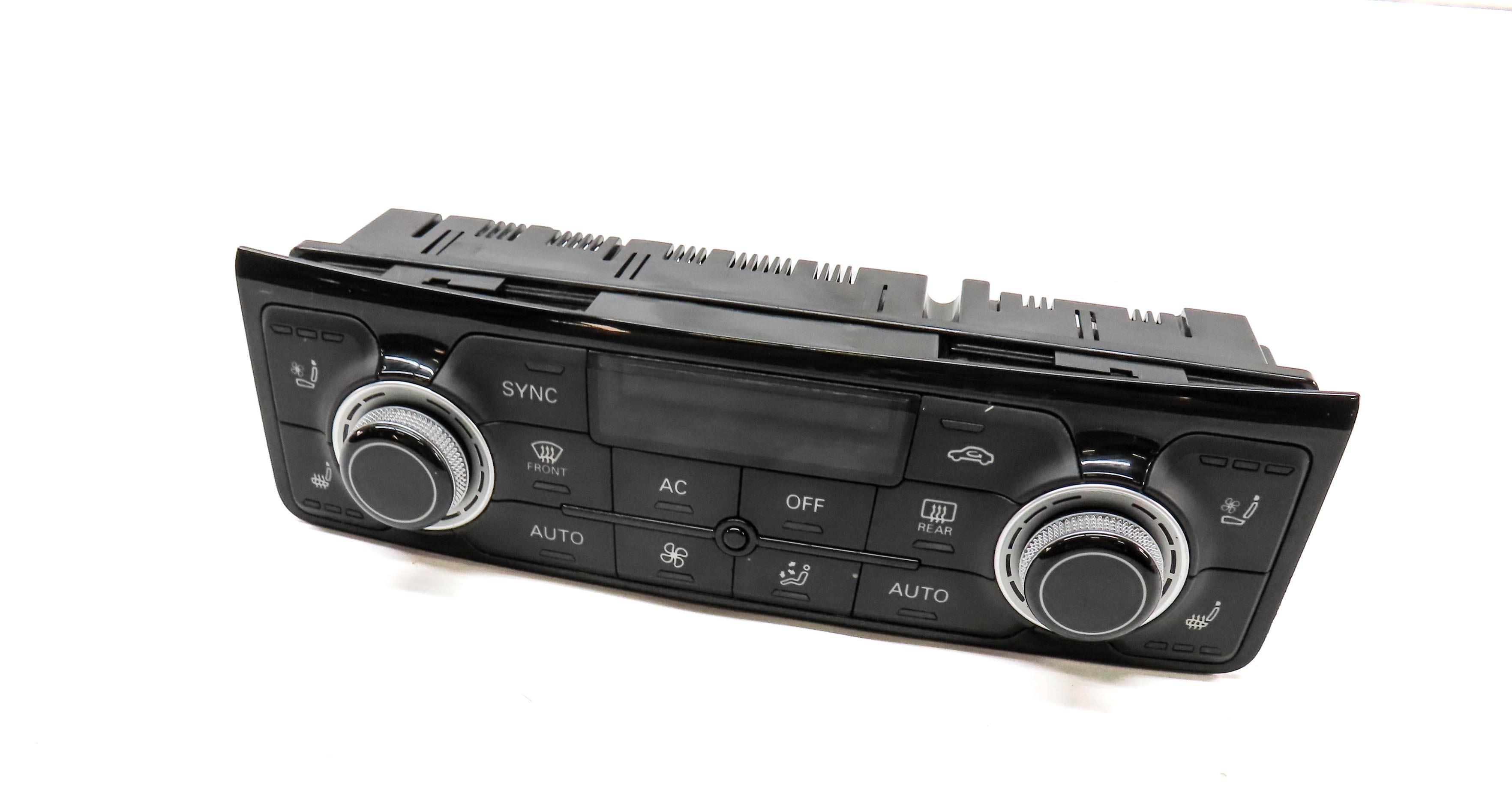 2011-2014 AUDI A8 S8 (D4 4H) FRONT HEATER A/C TEMPERATURE CONTROL (w/ SEAT VENT) — exact item pictured
