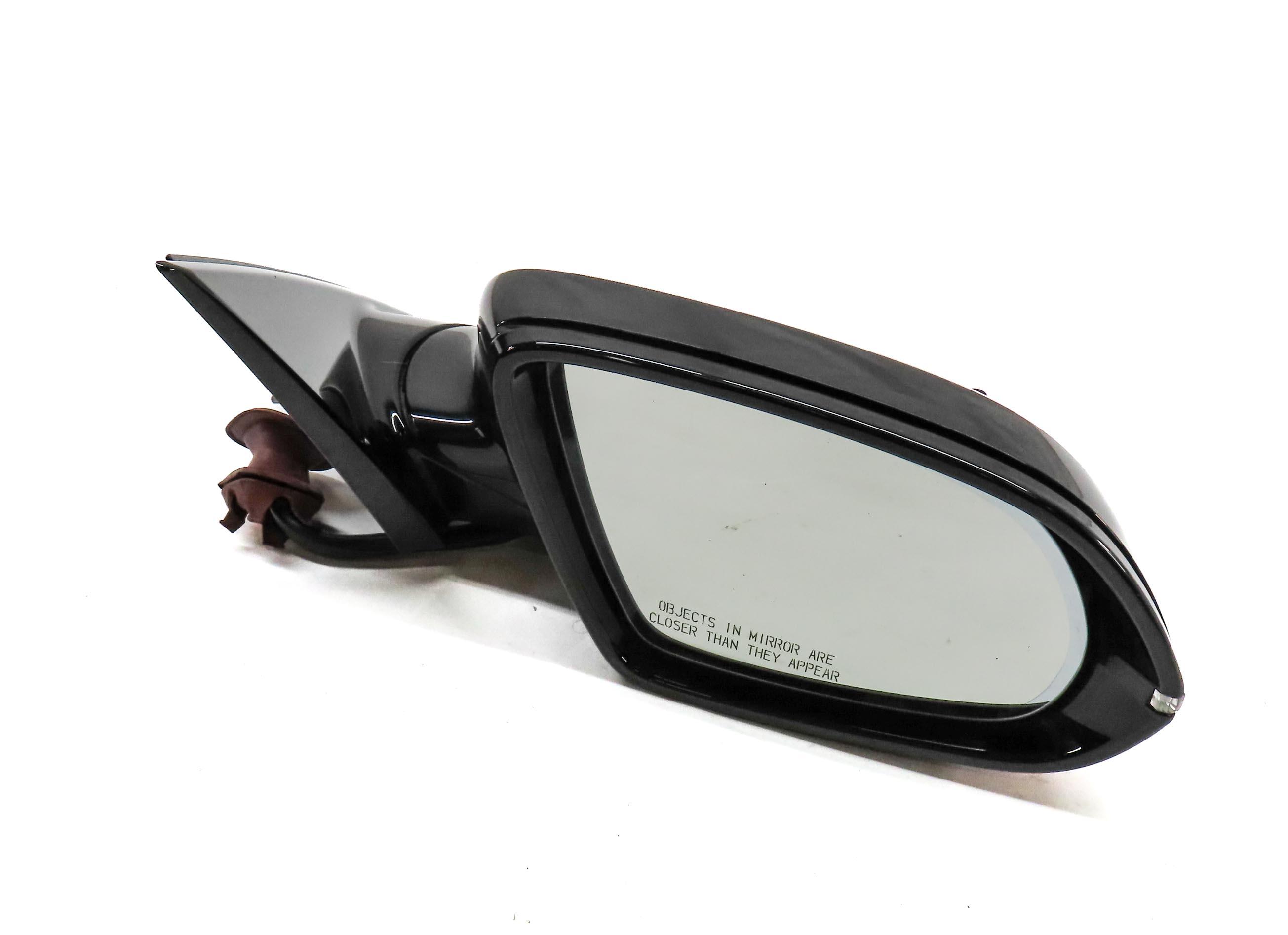 11-18 AUDI A8 S8 D4 4H RIGHT DOOR MIRROR HEATED CAMERA PFOLD AUTODIM BLIND BLACK — exact item pictured