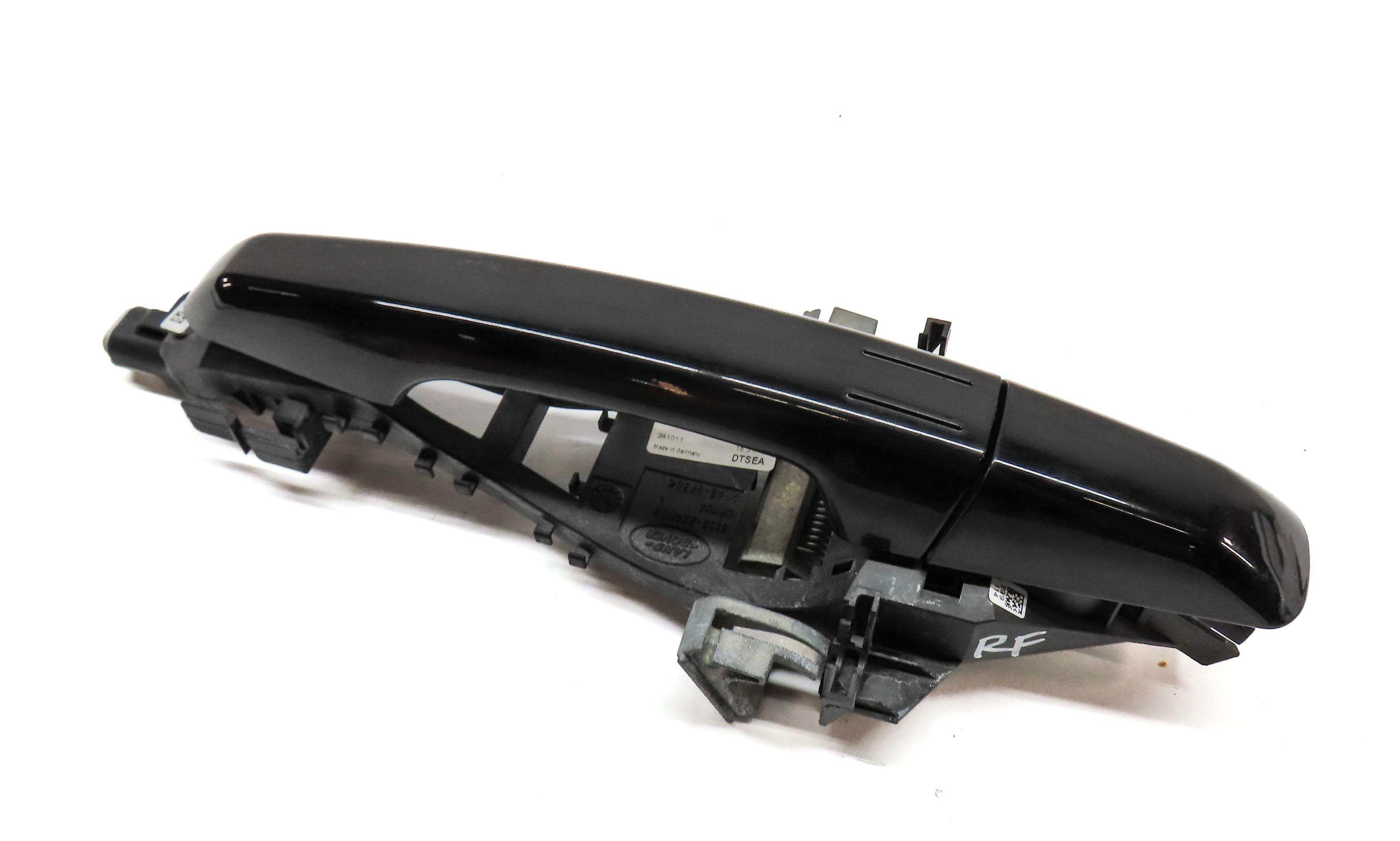 12-17 RANGE ROVER SPORT EVOQUE (L405 L494) RIGHT FRONT PASSIVE DOOR HANDLE BLACK — exact item pictured