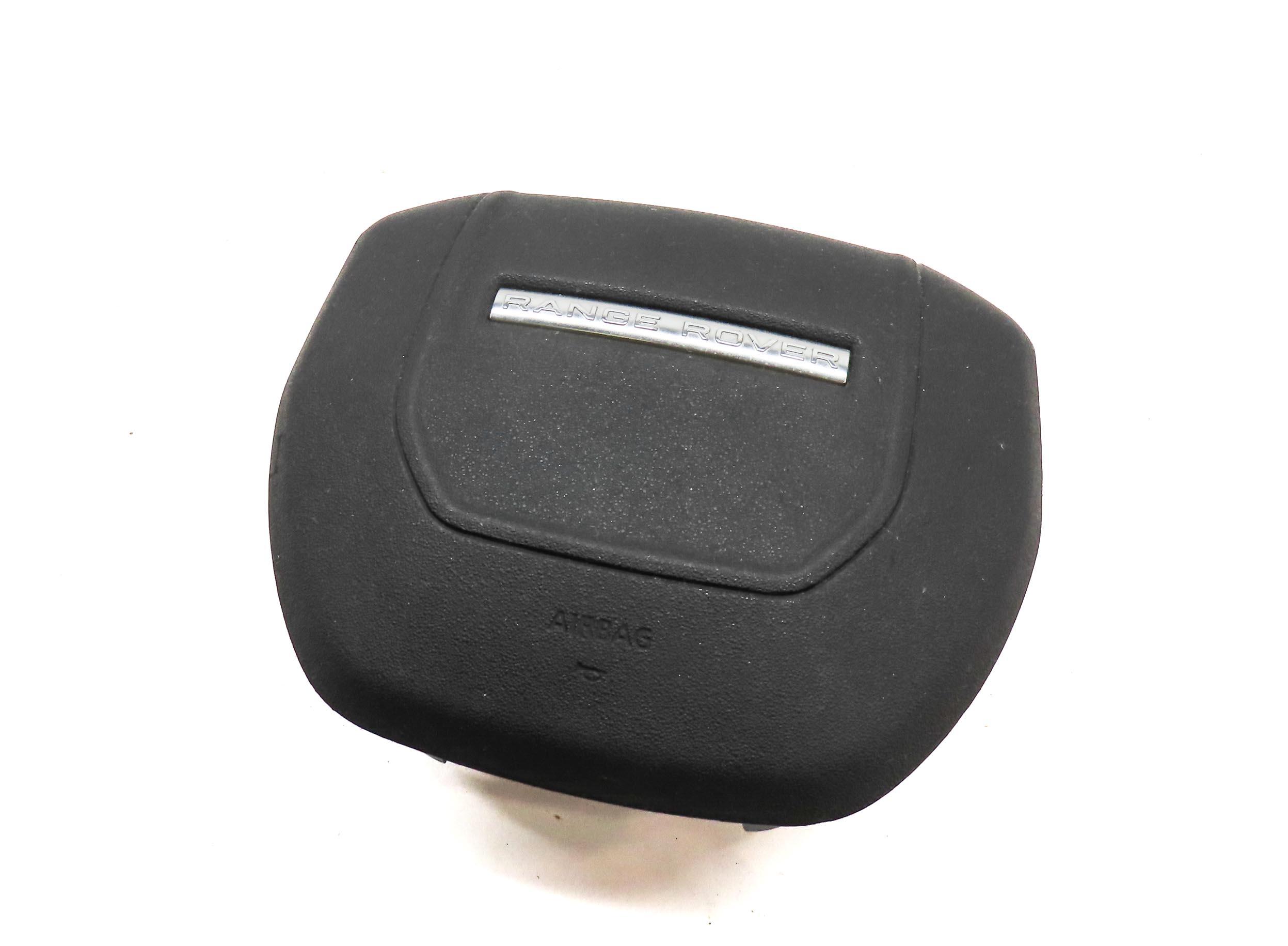 2012 LAND RANGE ROVER EVOQUE (L538) FRONT LEFT STEERING WHEEL AIRBAG (BLACK) — exact item pictured