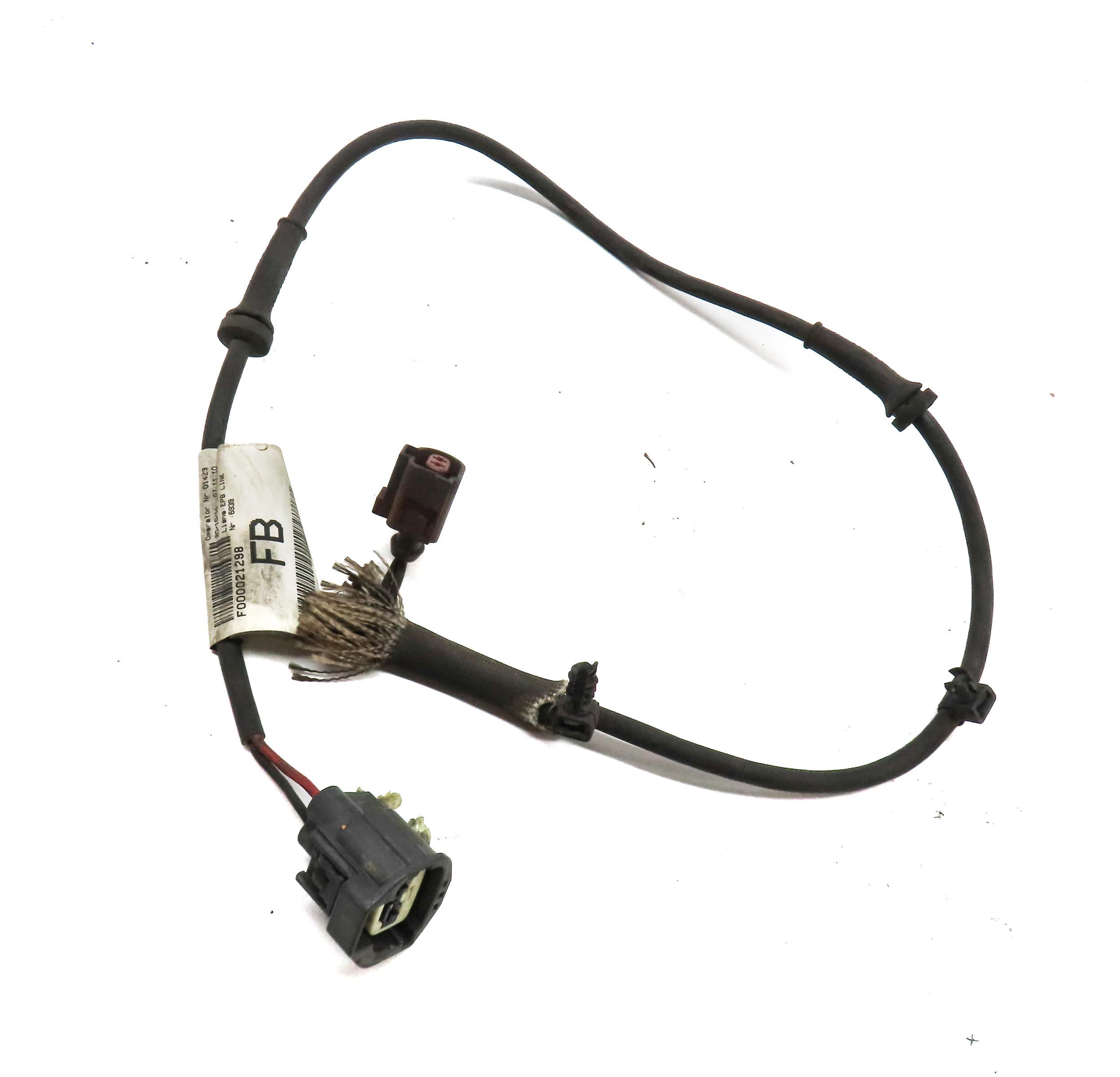 2012 RANGE ROVER EVOQUE (L538) REAR RIGHT PASSENGER SIDE BRAKE CALIPER HARNESS — exact item pictured