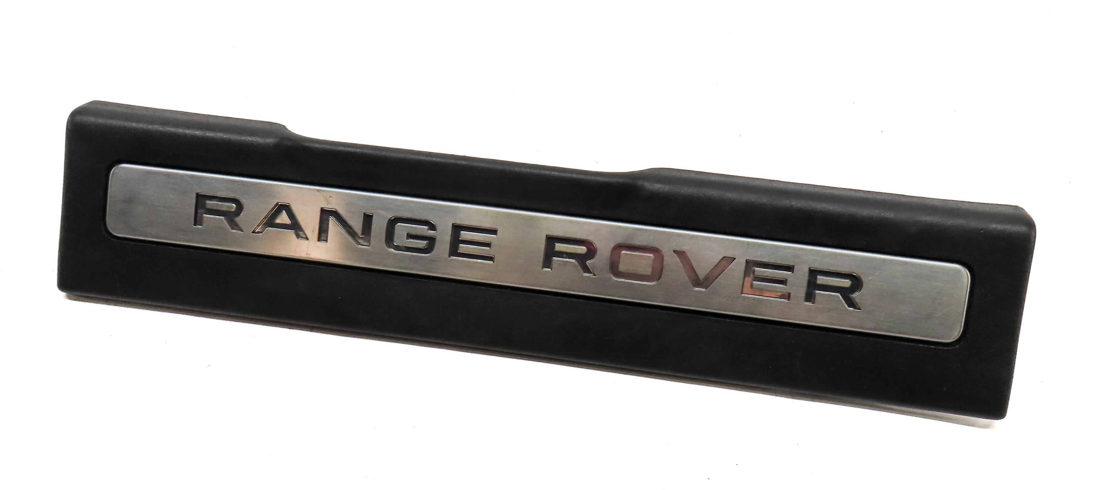 2012 RANGE ROVER EVOQUE (L538) FRONT RIGHT PASSENGER LIGHTED DOOR SILL TRIM — exact item pictured