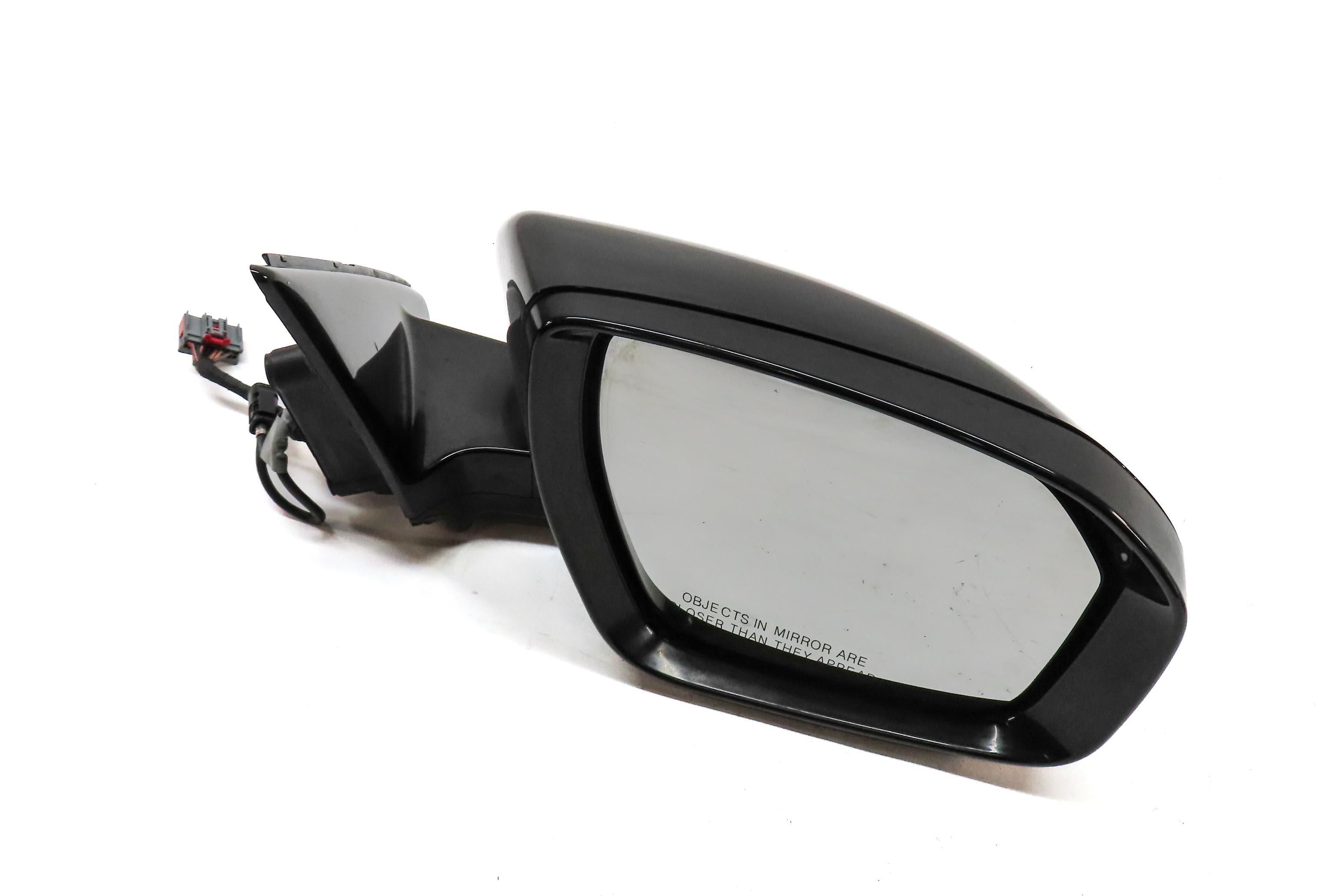 12-13 RANGE ROVER EVOQUE RIGHT DOOR MIRROR P-FOLD HEATED MEMORY CAMERA (BLACK) — exact item pictured